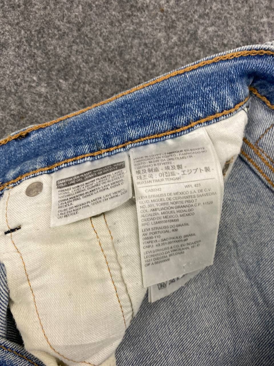 Levi's levis 511 slim distressed denim nice design Size US 32 / EU 48 - 13 Thumbnail