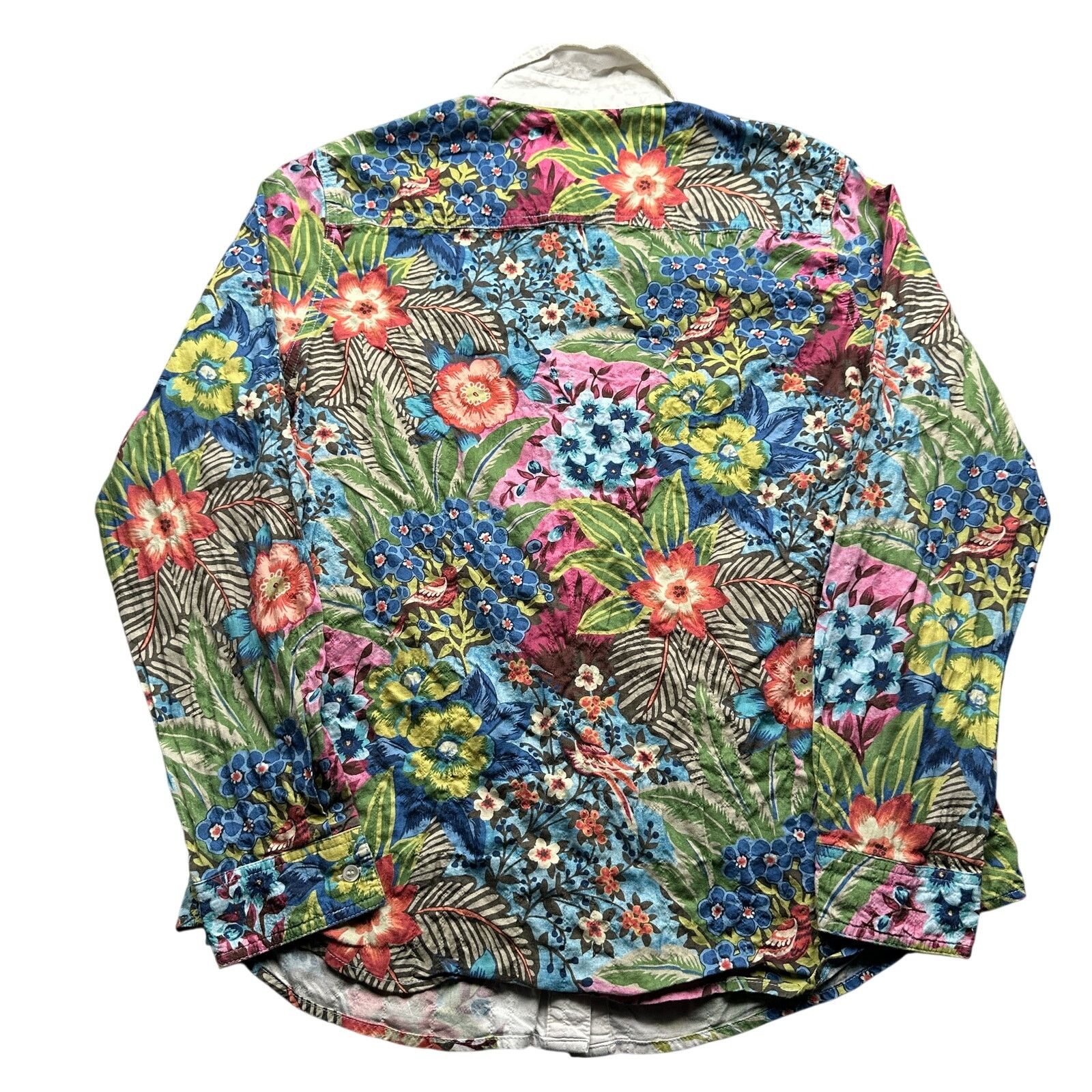 J.McLaughlin J McLaughlin Lois Blouse Floral Button Up Shirt Womens Small Size S / US 4 / IT 40 - 2 Thumbnail