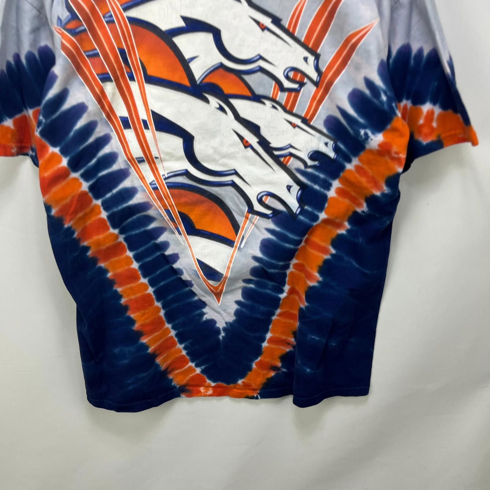 Liquid Blue Vintage 90s Denver Broncos Liquid Blue Tie Dye T Shirt Large Size ONE SIZE - 6 Thumbnail
