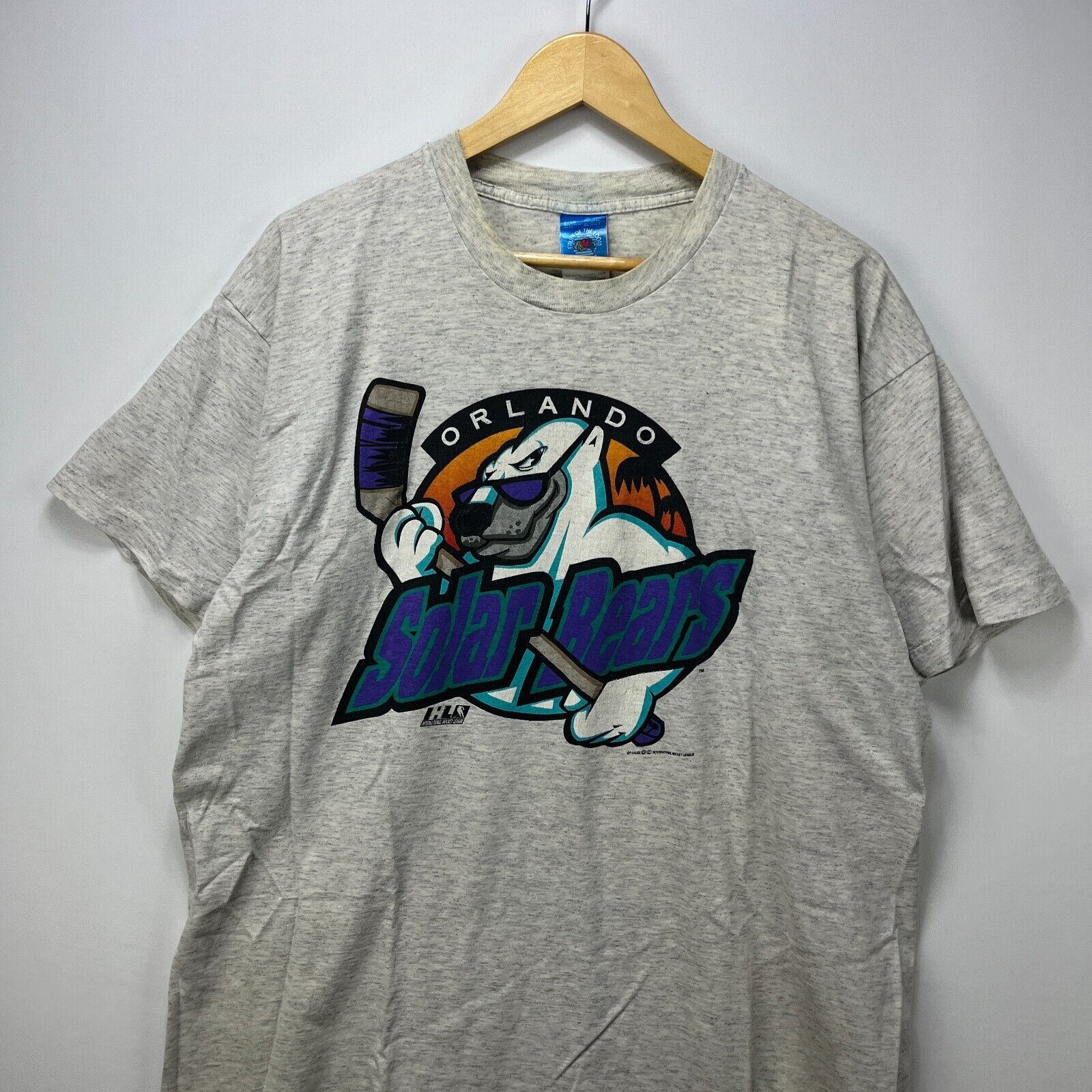 Vintage Vintage 90s Orlando Solar Bears Hockey Graphic Polar Logo XL Size US XL / EU 56 / 4 - 2 Thumbnail
