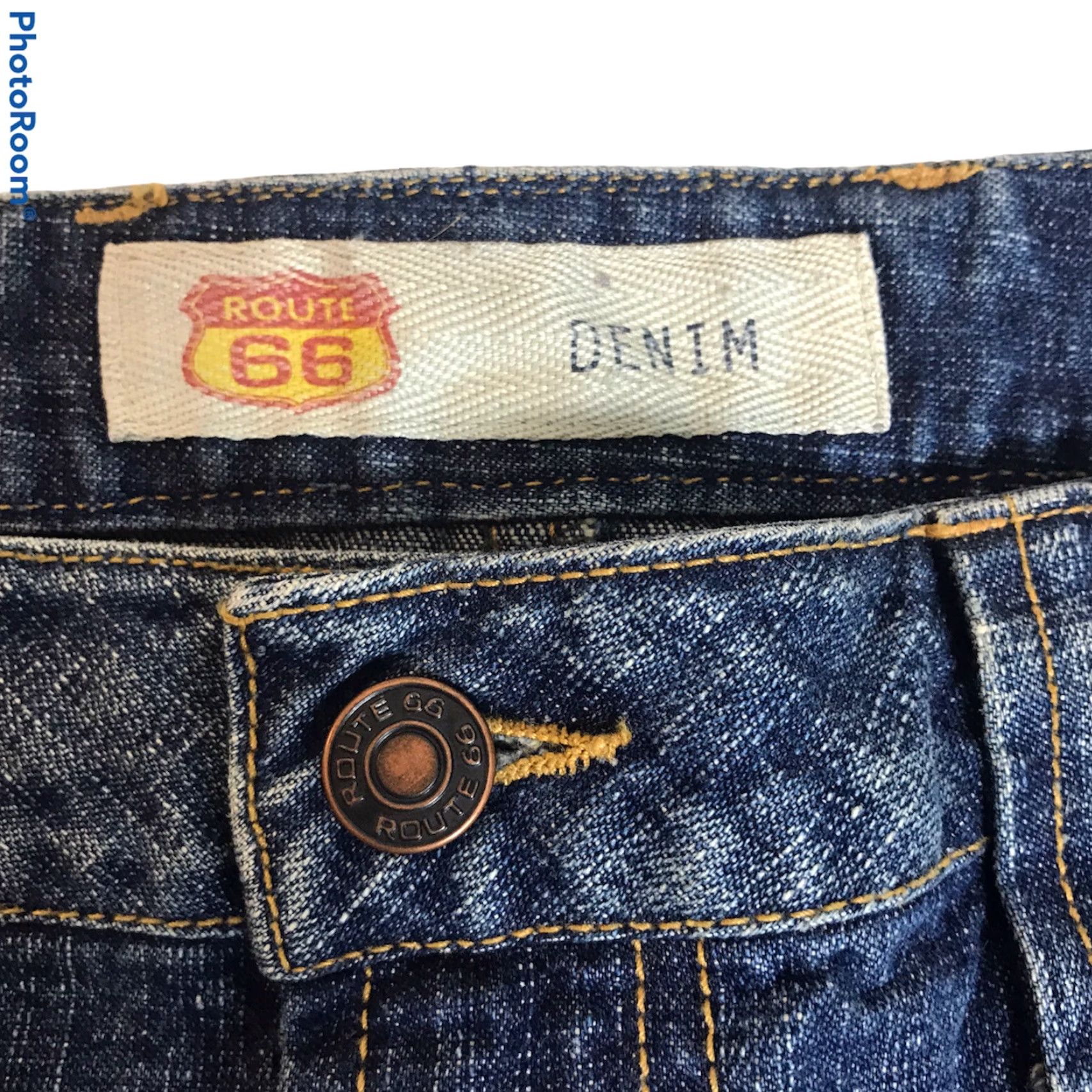 Route 66 Route 66 Denim Mini Skirt Womens 10 Blue Stone Washed 100% Cotton Pockets Slim Short Length Size 32" / US 10 / IT 46 - 2 Thumbnail