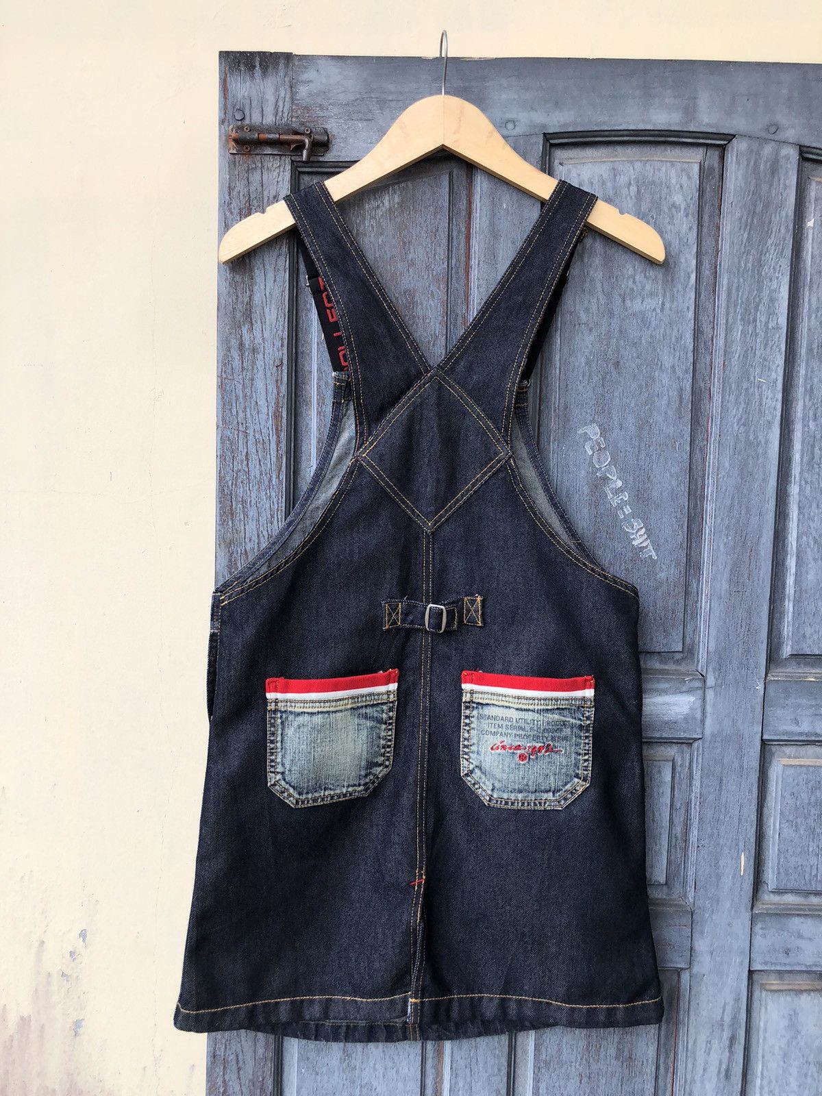Fubu 🍻Send Your OFFER🍻 ✨LIKE NEW✨ Fubu Y2k Denim Overall Skirt Size 36" / US 14 / IT 50 - 2 Thumbnail