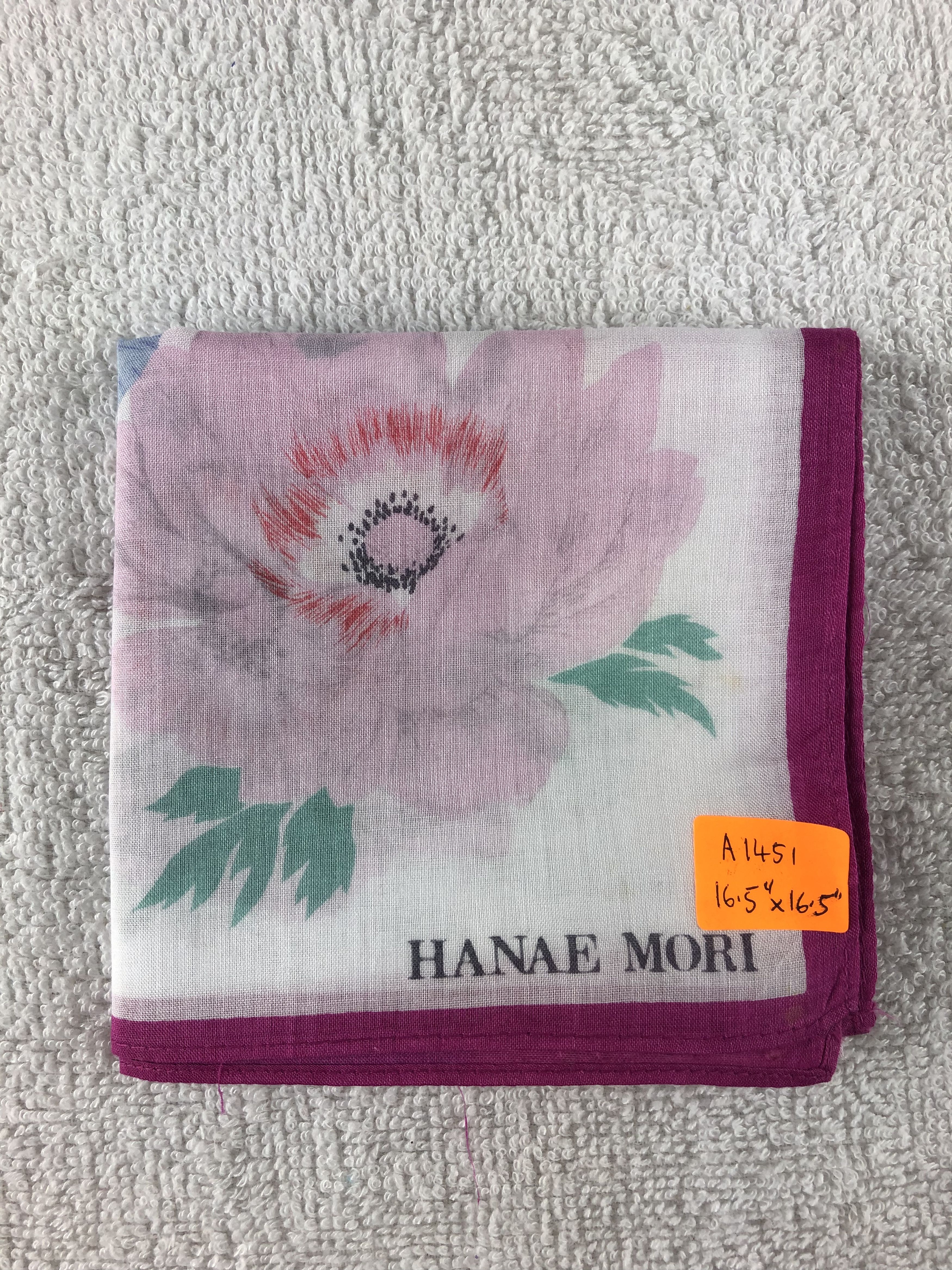 Hanae Mori × Japanese Brand × Vintage Hanae Mori Handkerchief / Bandana / Neckerchief Size ONE SIZE - 8 Thumbnail