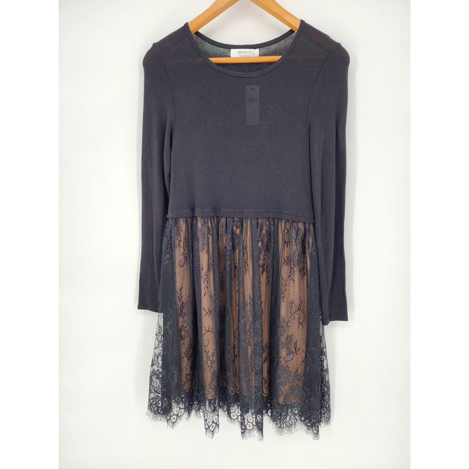 Anthropologie Anthropologie Baily/44 Black Hadarah Lace Dress Women's XS Size XS / US 0-2 / IT 36-38 - 1 Thumbnail