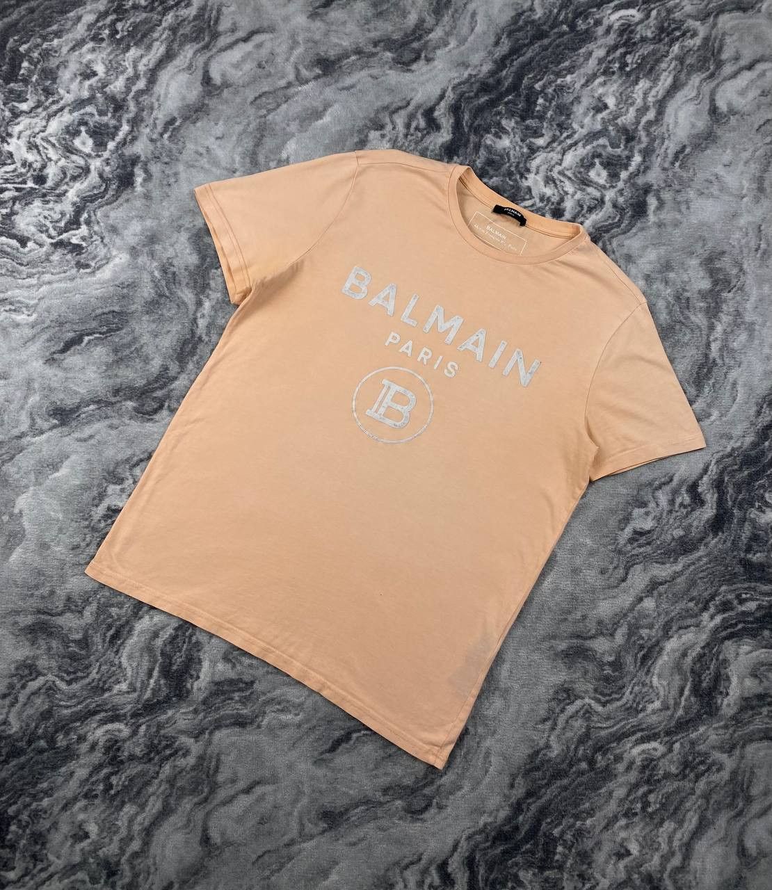 Balmain Balmain T Shirt Big Logo Men Size M Orange Size US M / EU 48-50 / 2 - 1 Thumbnail