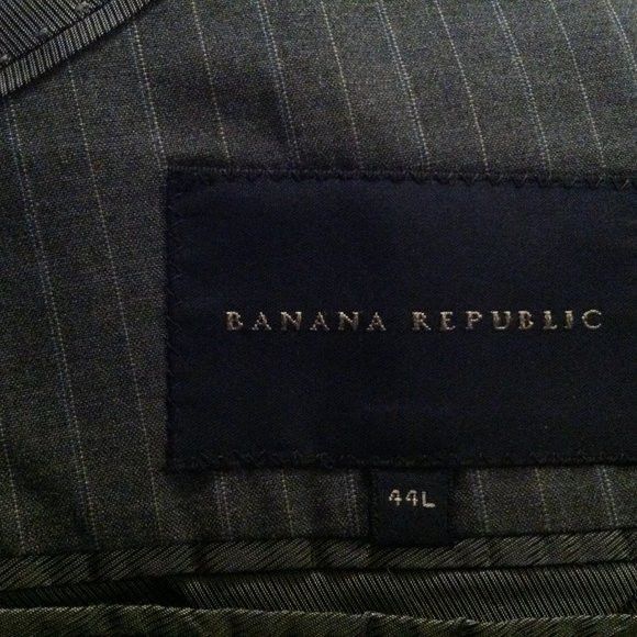 Banana Republic BANANA REPUBLIC MEN'S 100%COTTON 2PC SUIT SIZE:44L Size 44L - 8 Thumbnail