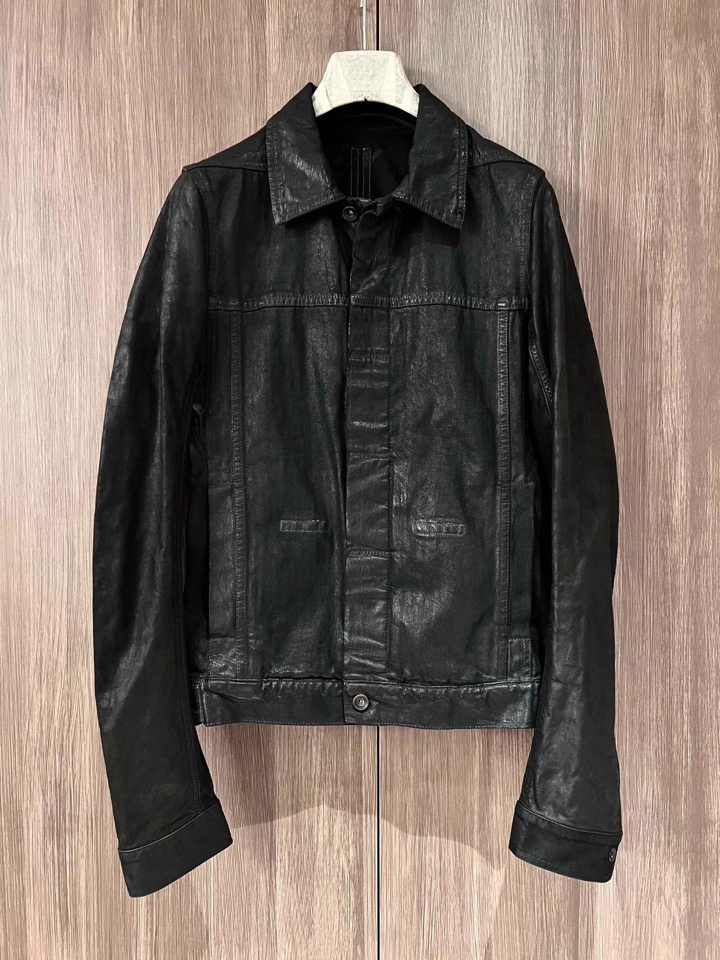 Rick Owens Rick Owens DRKSHDW Slave Waxed Lth Sleeve Denim S Size US S / EU 44-46 / 1 - 1 Thumbnail