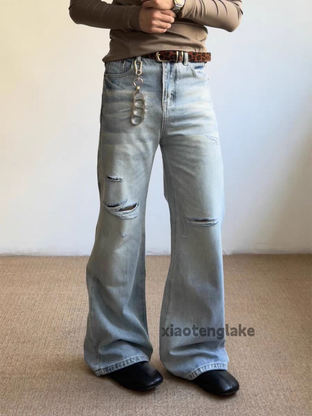 Jean Custom undercover numbernine style bootcut ripped jeans Size US 28 / EU 44 - 5 Thumbnail