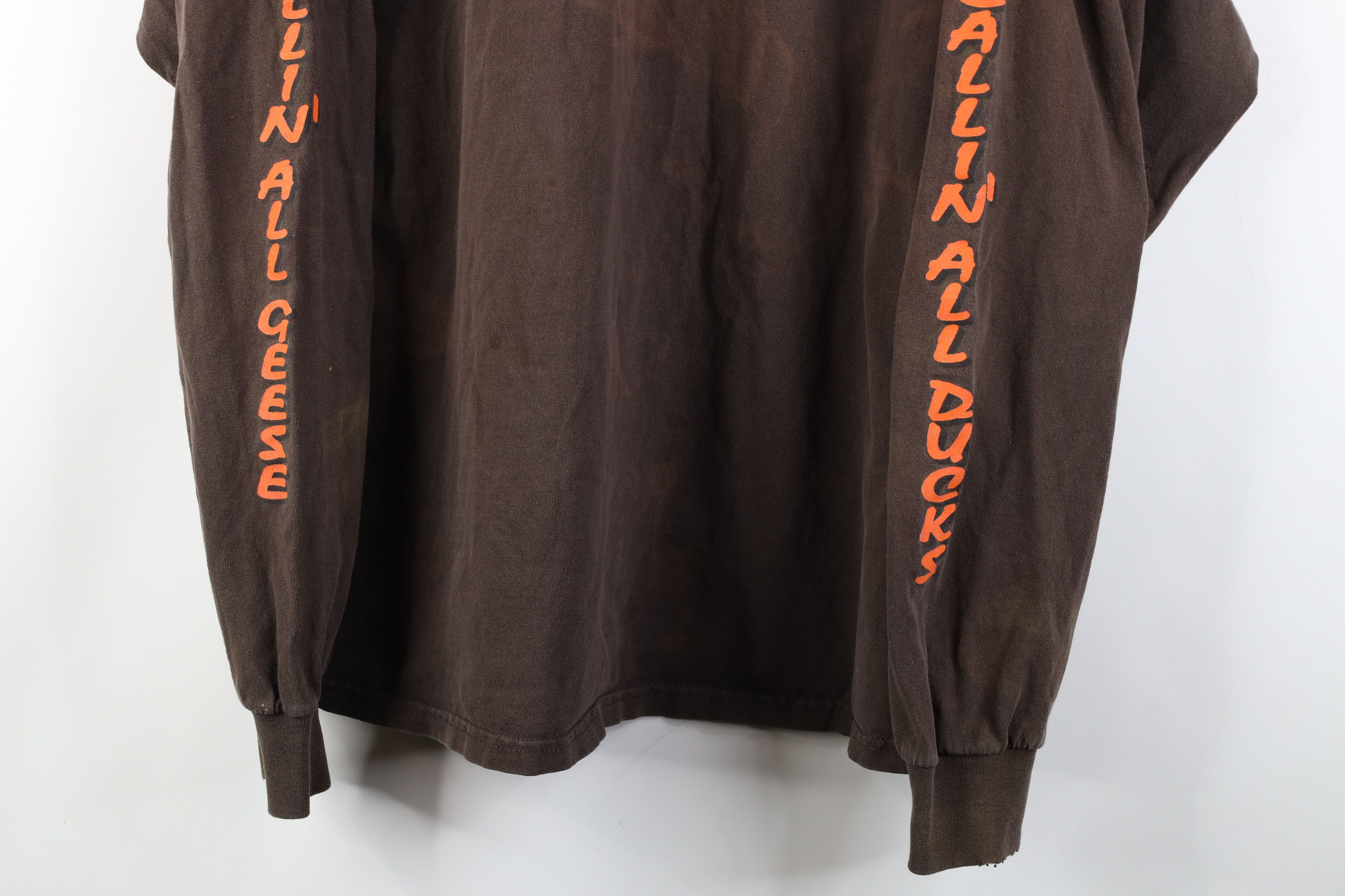 Vintage Vintage 90s Y2K Calls Hunting Geese Duck Long Sleeve T-Shirt Size US XL / EU 56 / 4 - 3 Thumbnail