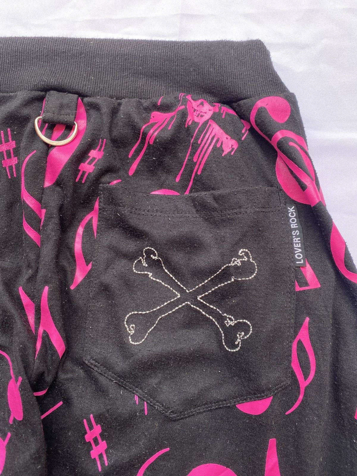 Japanese Brand ❗️OFFER❗️Superlovers Lovers Rock Overprint Harem Pants Size US 26 / EU 42 - 4 Thumbnail