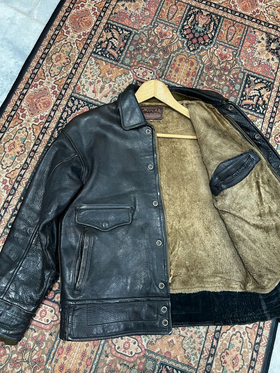 Vintage Vintage 60’s Leather Jacket Size US M / EU 48-50 / 2 - 16 Thumbnail