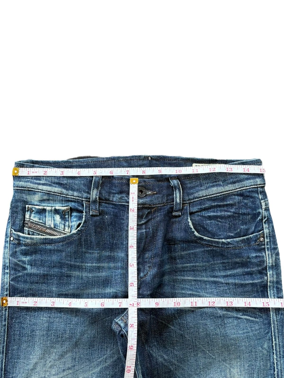 Diesel Vintage Italy Diesel Zivy Mud Wash Distressed Jeans Size 30" / US 8 / IT 44 - 6 Thumbnail