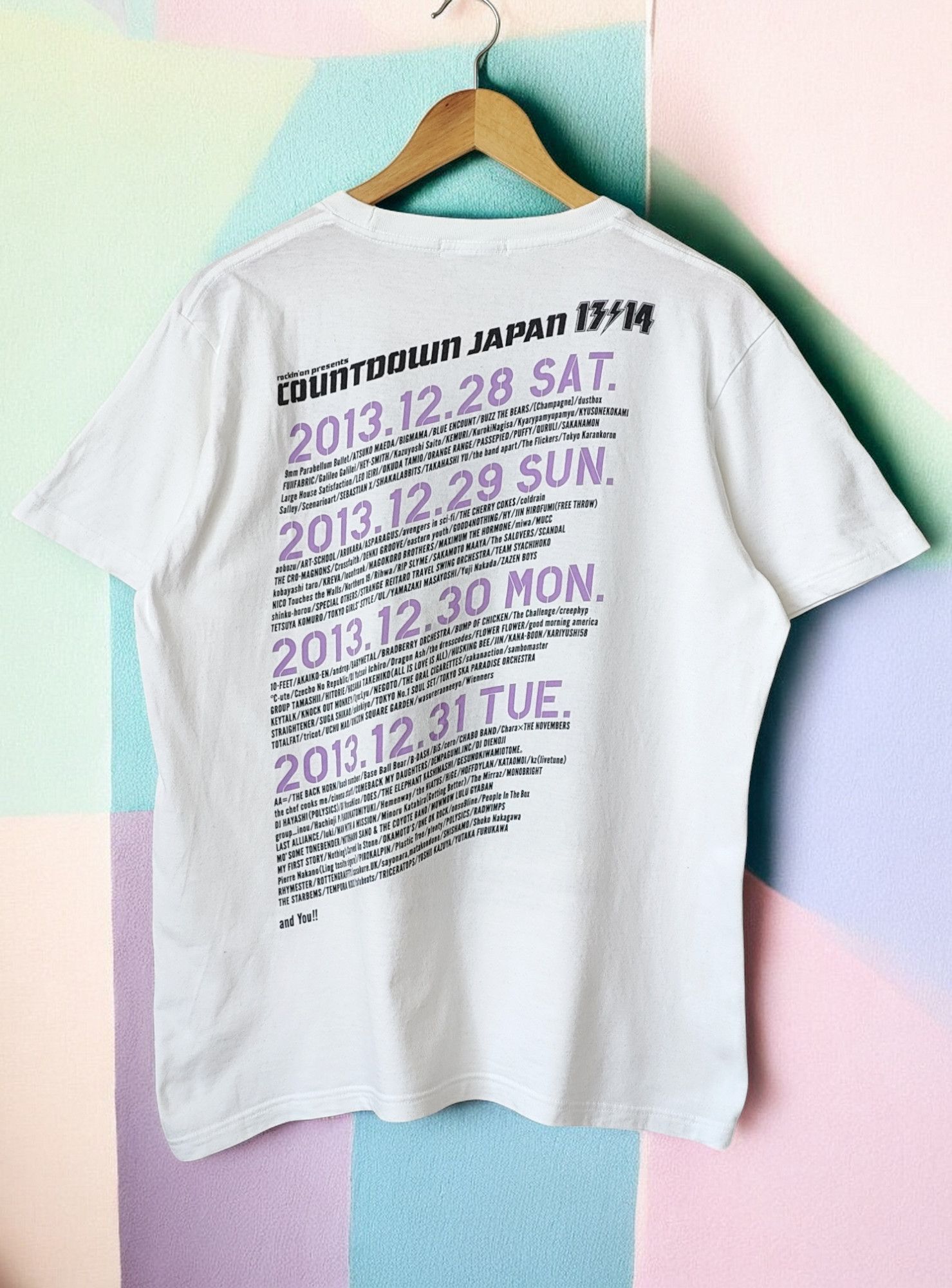 Anime RARE Evangelion x Countdown Japan 13/14 Vintage Tshirt Size US XL / EU 56 / 4 - 6 Thumbnail