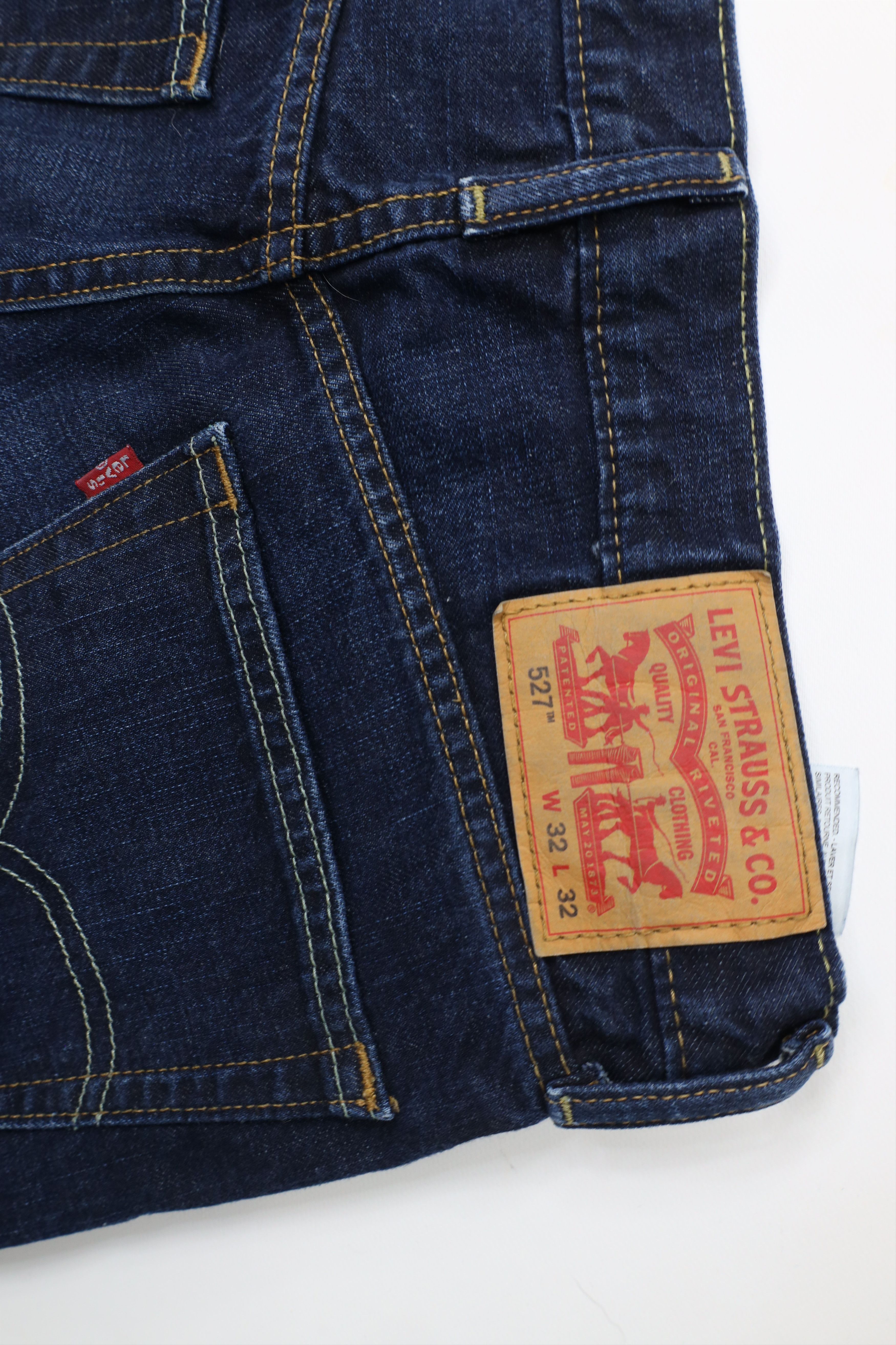 Levi's × Vintage Vintage Y2K Levis 527 Slim Fit Bootcut Denim Jeans Blue Size US 32 / EU 48 - 13 Thumbnail