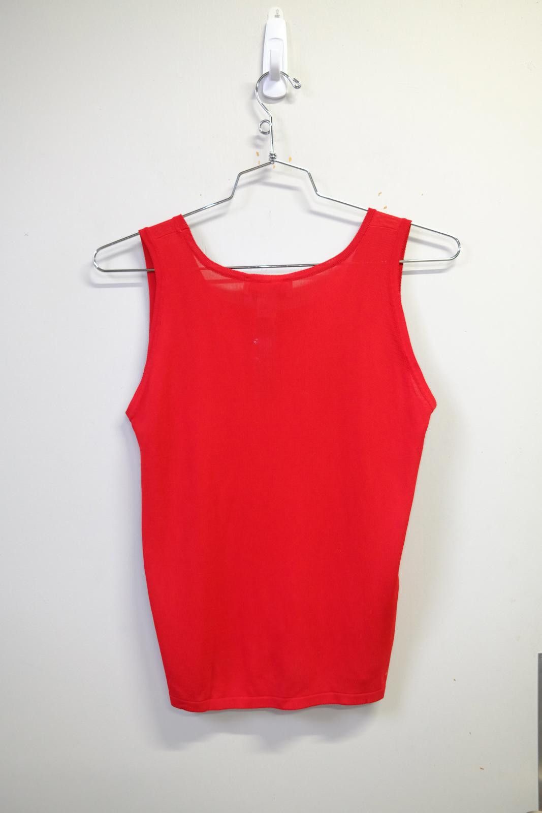 Other 00's Bla Bla Cava Tirreni Textured Sheer Knit Tank Top Size L / US 10 / IT 46 - 2 Thumbnail
