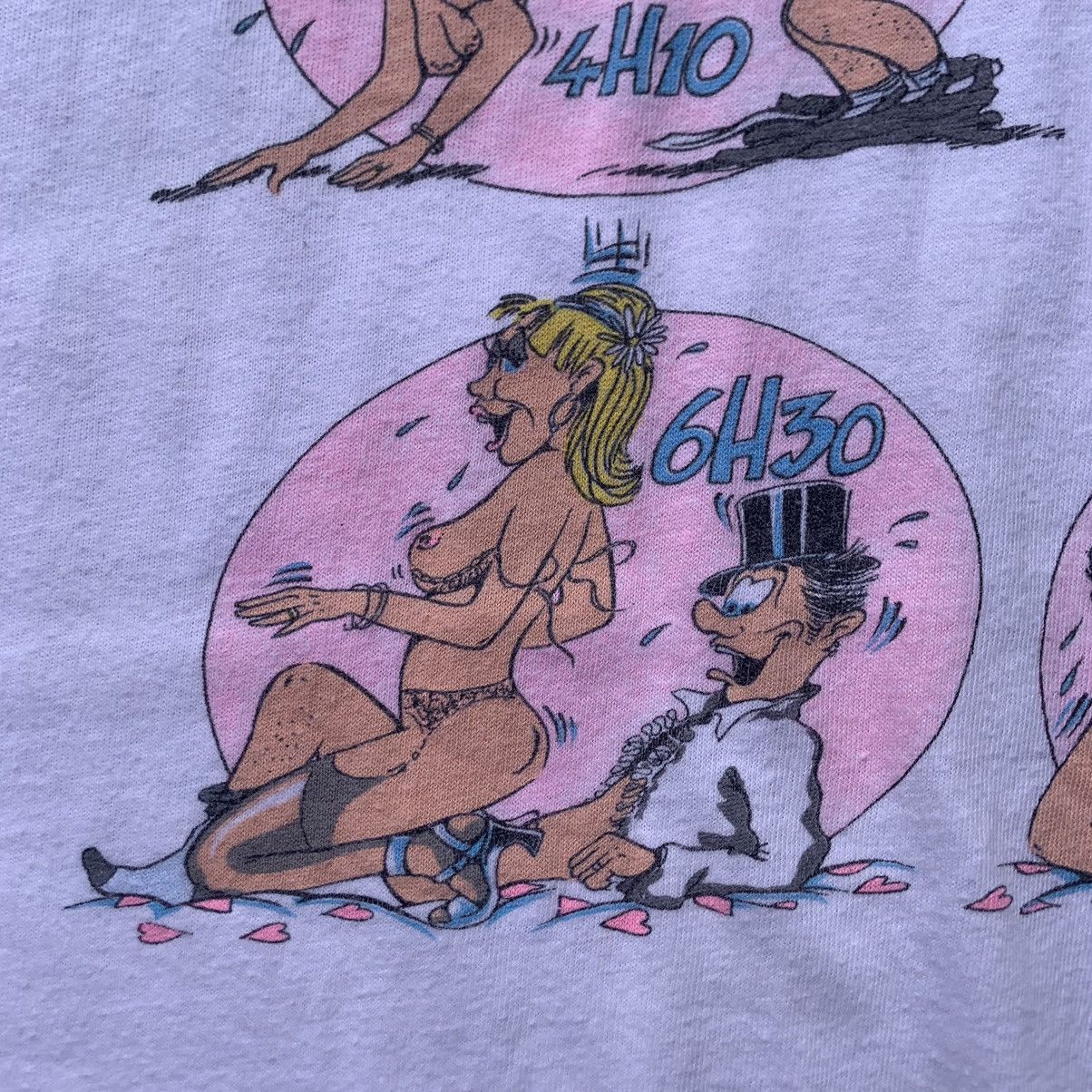 Vintage Vintage 90s Adult Humor Cartoon Graphic Porn Tee Size US XL / EU 56 / 4 - 10 Thumbnail