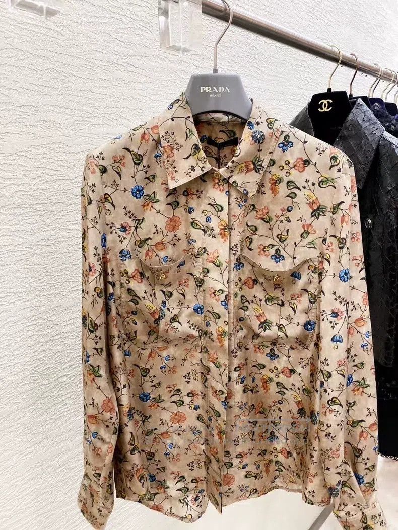Loro Piana Loro Piana Silk Shirt Size XS / US 0-2 / IT 36-38 - 6 Thumbnail