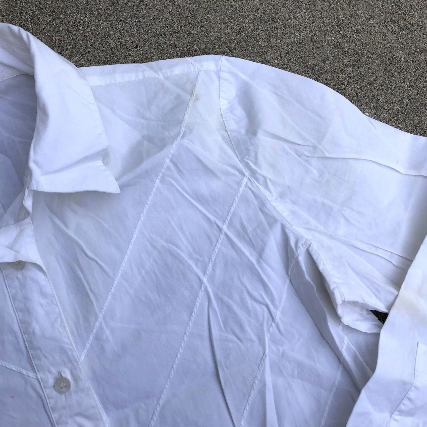 Anne Klein ANNE KLEIN AK Button Up Blouse Top Shirt Women's 12 White Long Sleeve Collared Size XL / US 12-14 / IT 48-50 - 4 Thumbnail