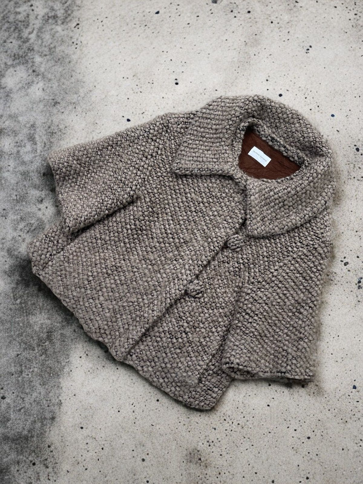 Issey Miyake 🔥 ISSEY MIYAKE TSUMORI CHISATO CABLE KNIT CROPPED JACKET Size M / US 6-8 / IT 42-44 - 1 Thumbnail