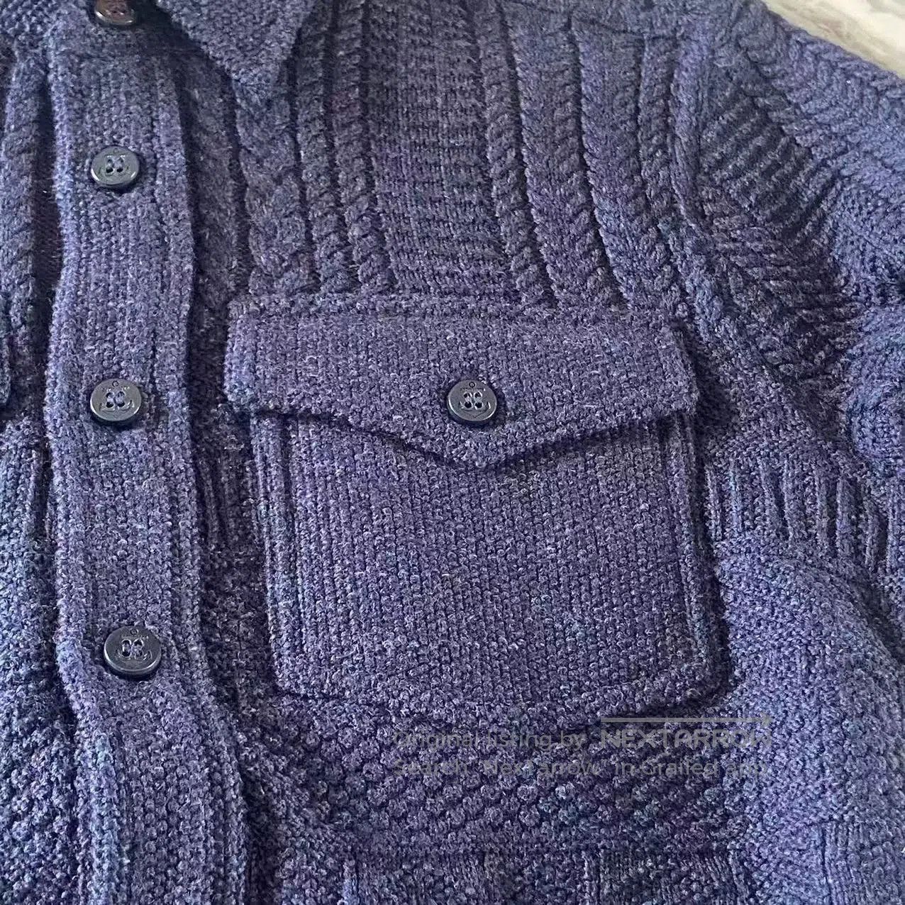 Polo Ralph Lauren Ralph Lauren Women's Dark Blue Knit Cardigan. Size S / US 4 / IT 40 - 7 Thumbnail