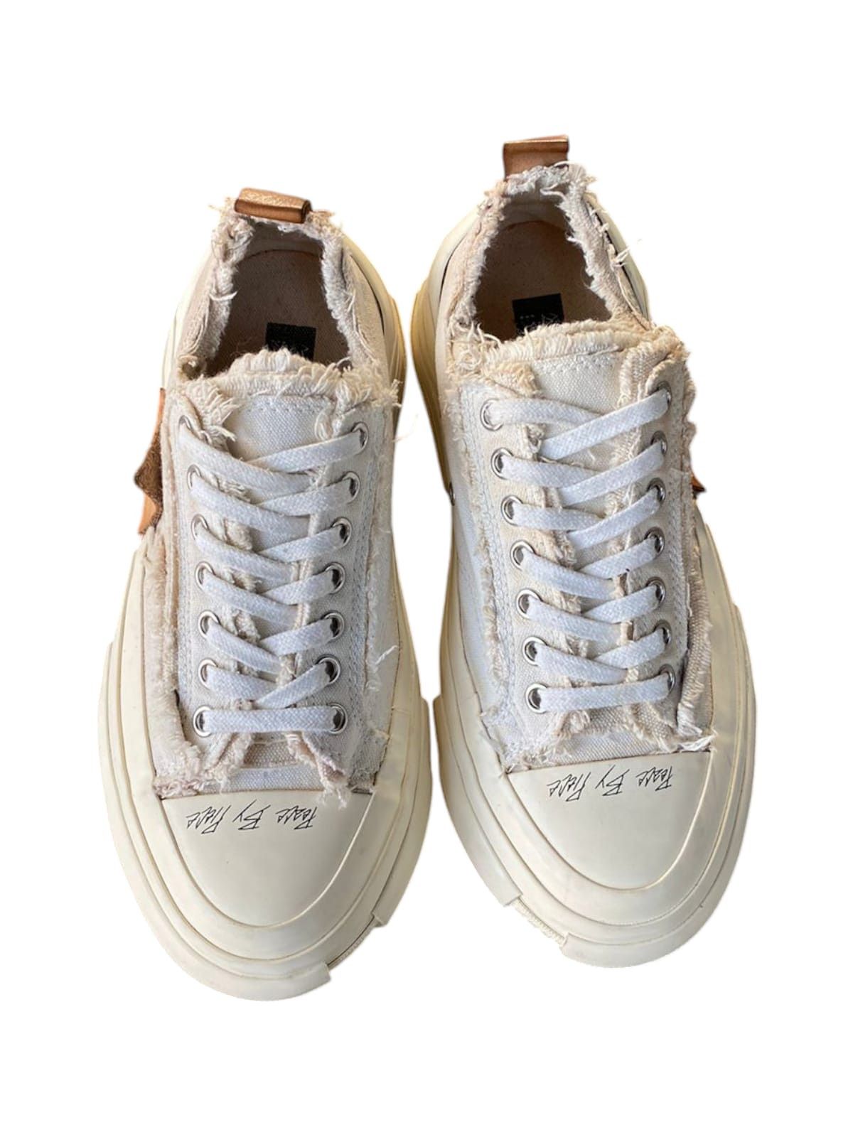 xVESSEL Xvessel G.O.P low all white canvas sneaket Size US 8 / IT 38 - 3 Thumbnail