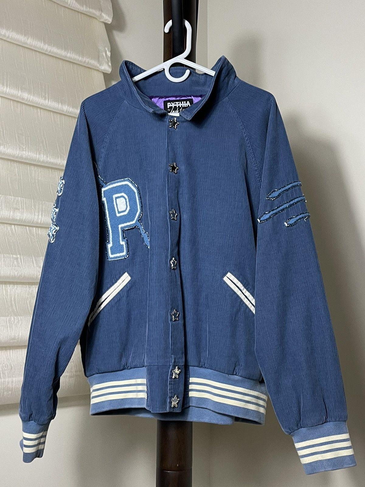 Pythia PYTHIA Corduroy Varsity Jacket Size US XXL / EU 58 / 5 - 1 Thumbnail