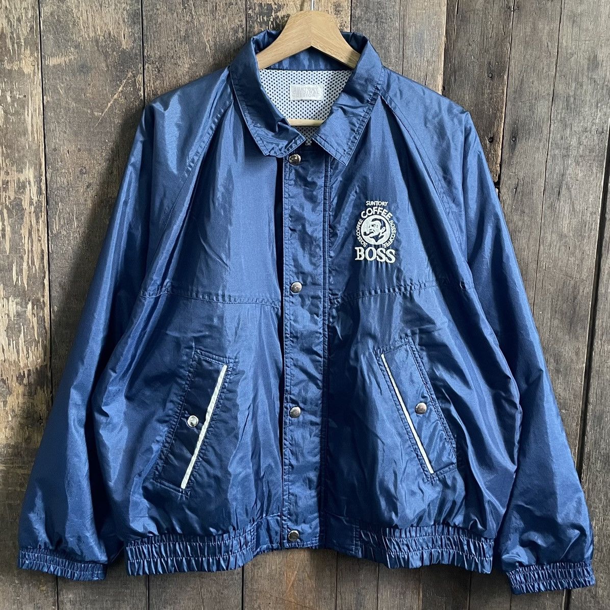 Japanese Brand Vintage Suntory Coffee Boss Bomber Jacket Size US L / EU 52-54 / 3 - 1 Thumbnail