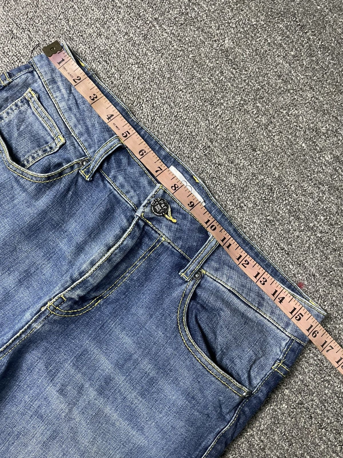 Japanese Brand × Vintage PIN&FIT Superior Quality Distressed Ripped Jeans (134) Size US 32 / EU 48 - 4 Thumbnail