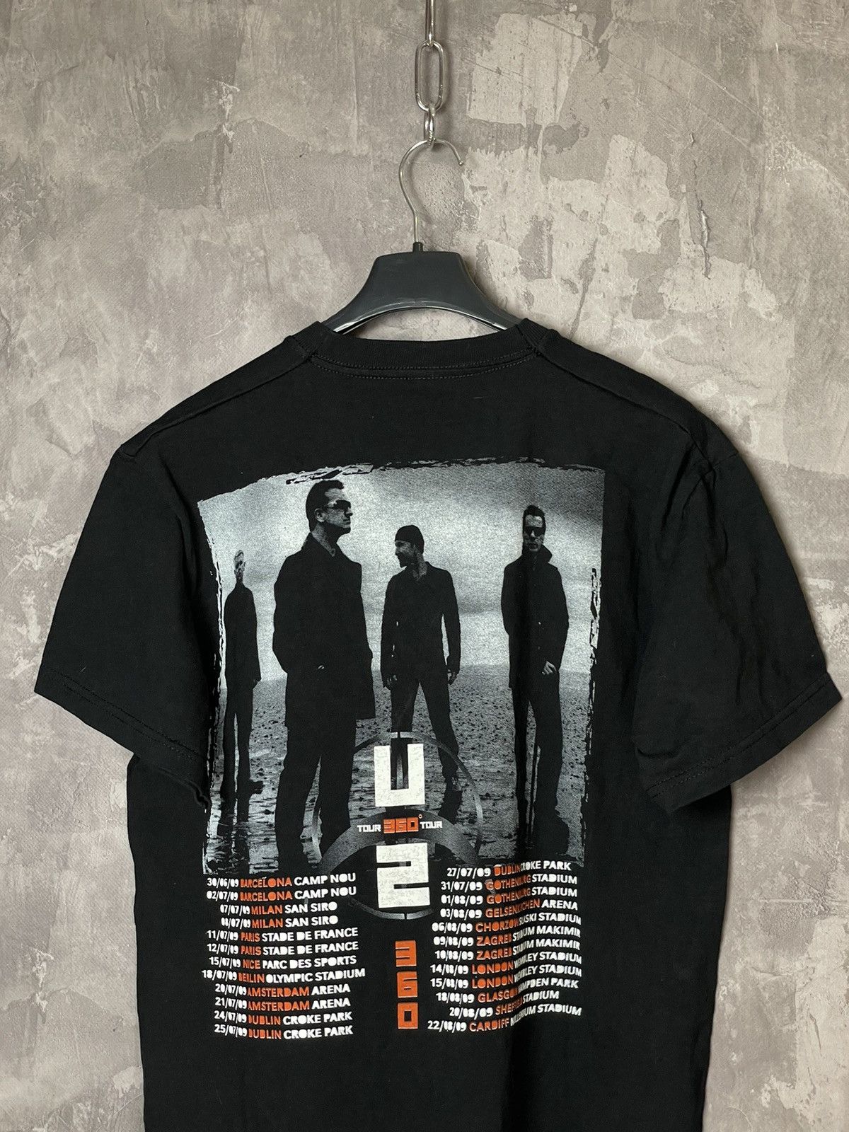 Band Tees × Vintage Vintage U2 Irish Rock Band Full Print 360 Tour T Shirt Size US M / EU 48-50 / 2 - 8 Thumbnail