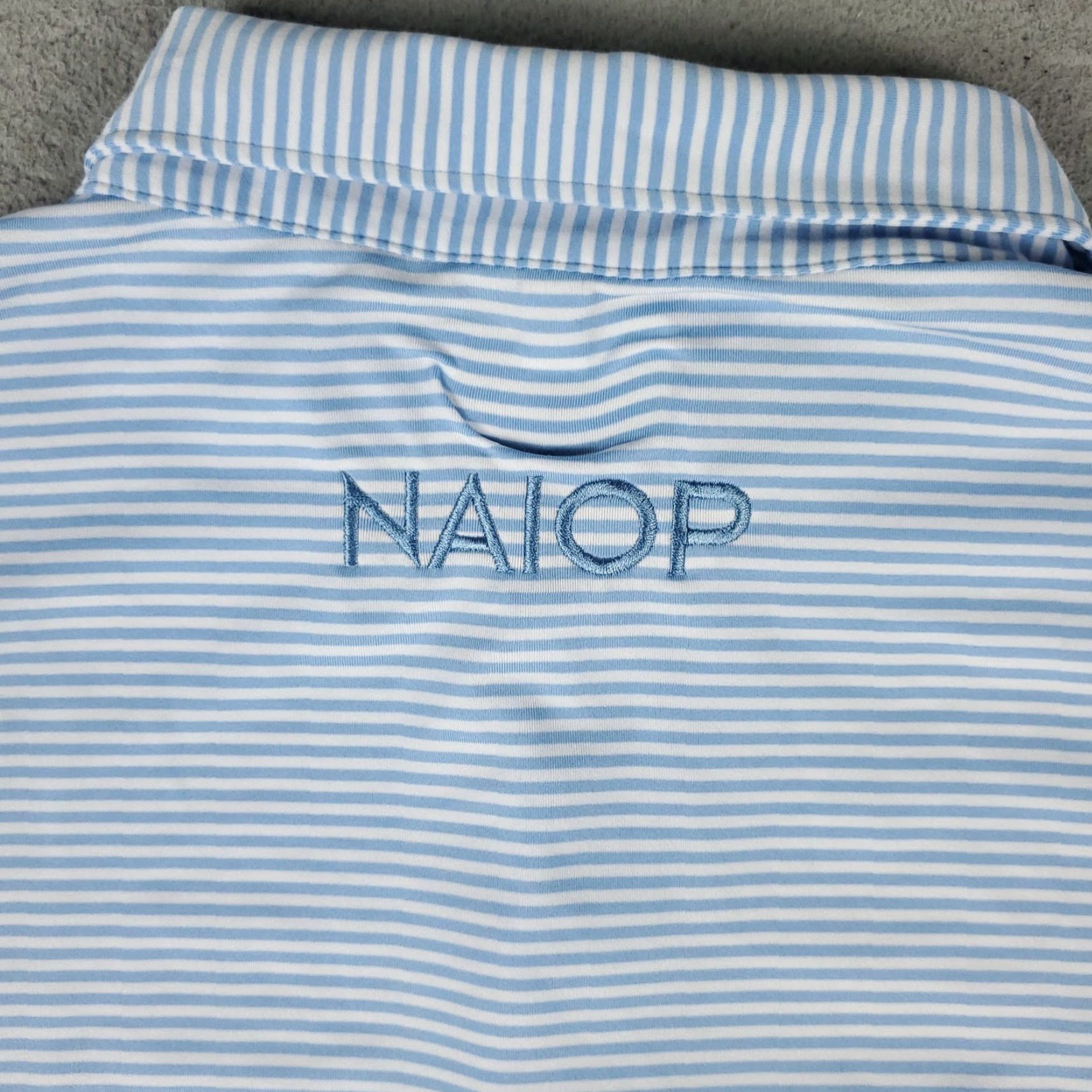 Peter Millar Peter Millar Polo Shirt Mens XL Blue Striped Summer Comfort Golf Short Sleeve Size US XL / EU 56 / 4 - 4 Thumbnail