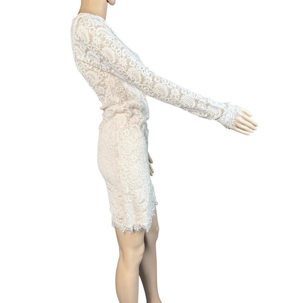 Free People NWT New $148 Free People Pearl Lace Long Sleeve Champagne M Size XS / US 0-2 / IT 36-38 - 3 Thumbnail