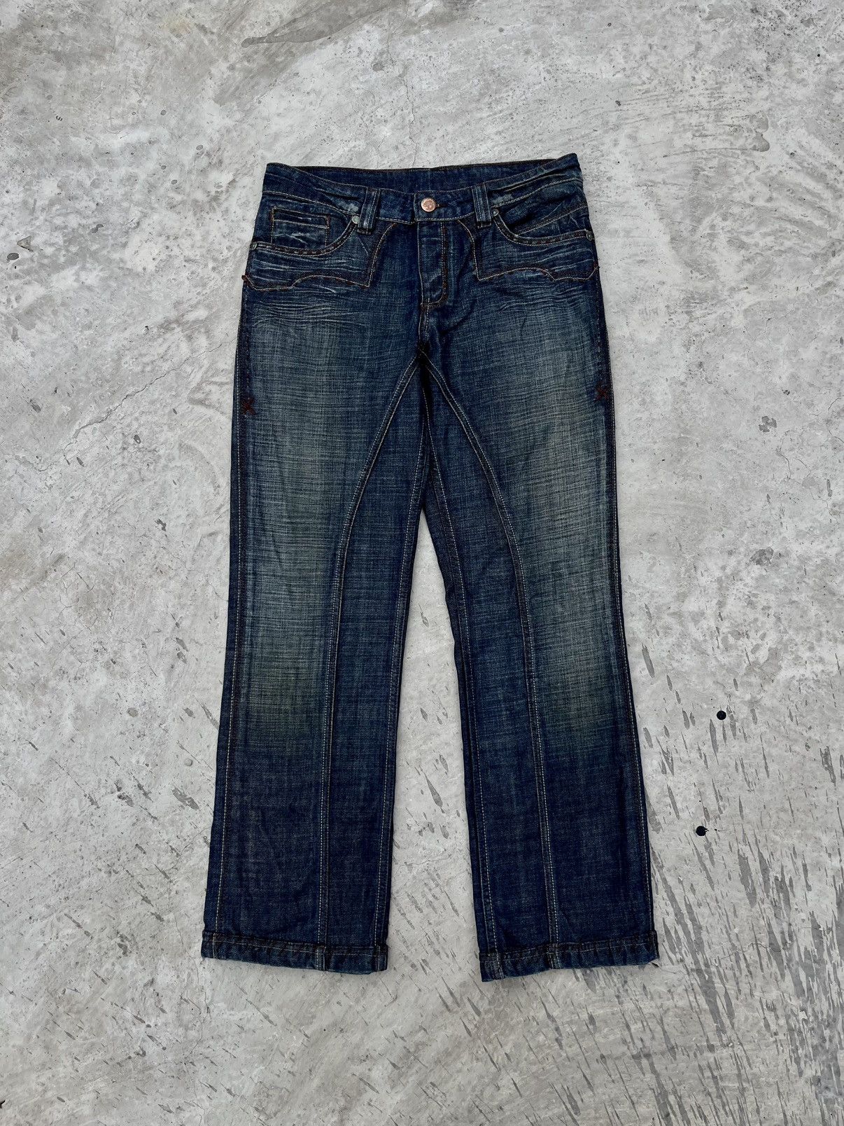 Antik Denim Vintage Antik Denim Studded Embroidery Jeans Size US 32 / EU 48 - 6 Thumbnail