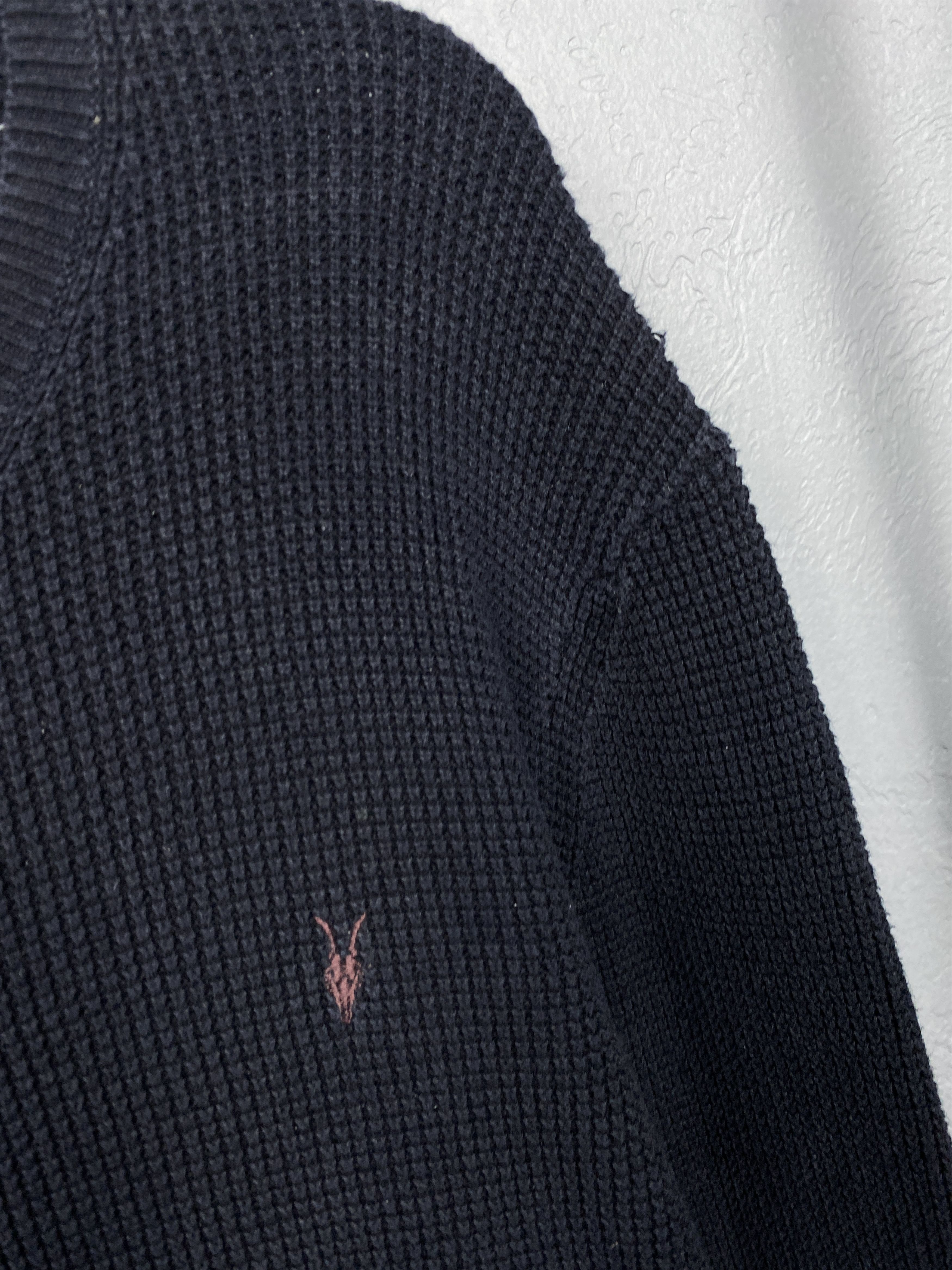 Allsaints Allsaints Mens Trias Crew Neck Cotton Knit Sweater Size US M / EU 48-50 / 2 - 3 Thumbnail
