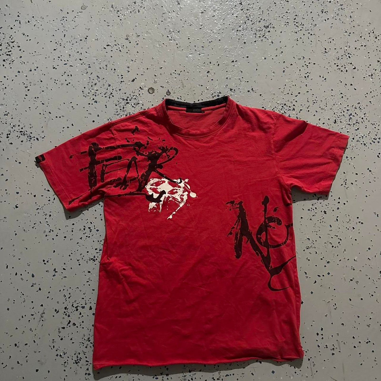 No Fear Vintage Red No Fear Wrap Around Tee Size US XL / EU 56 / 4 - 1 Thumbnail