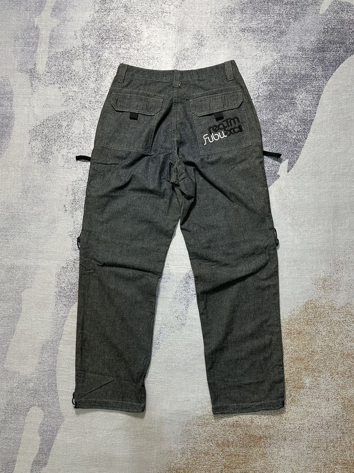 PPFM Vintage Fubu Y2K Baggy Denim Size US 31 - 2 Thumbnail
