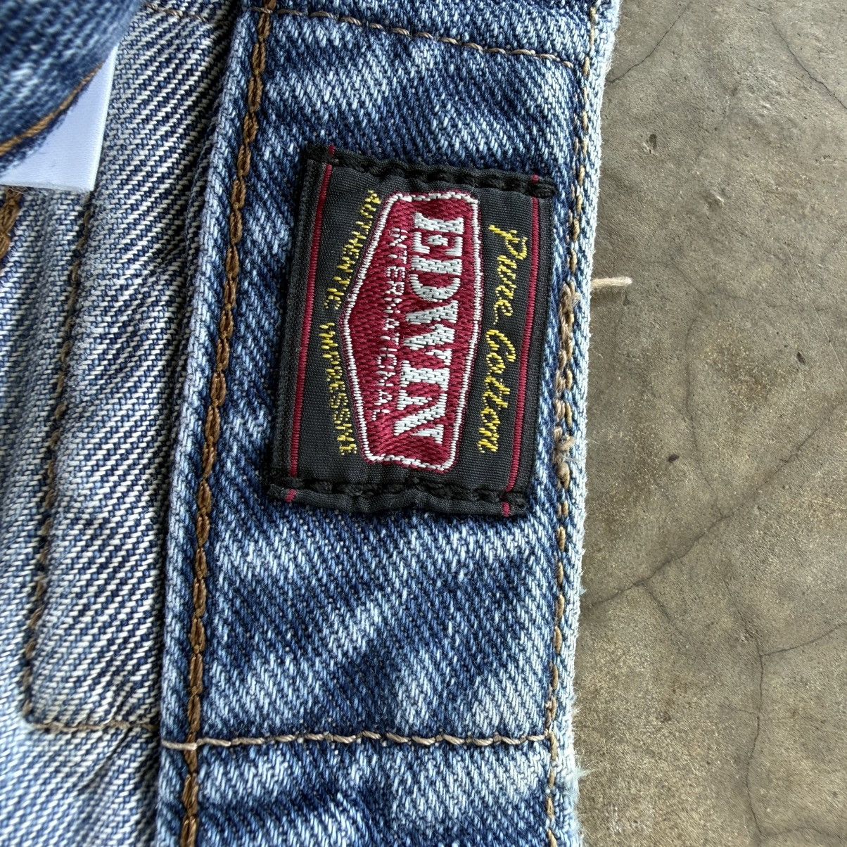 Edwin Vintage Edwin Faded Denim Jean Pants W32 Size US 32 / EU 48 - 8 Thumbnail
