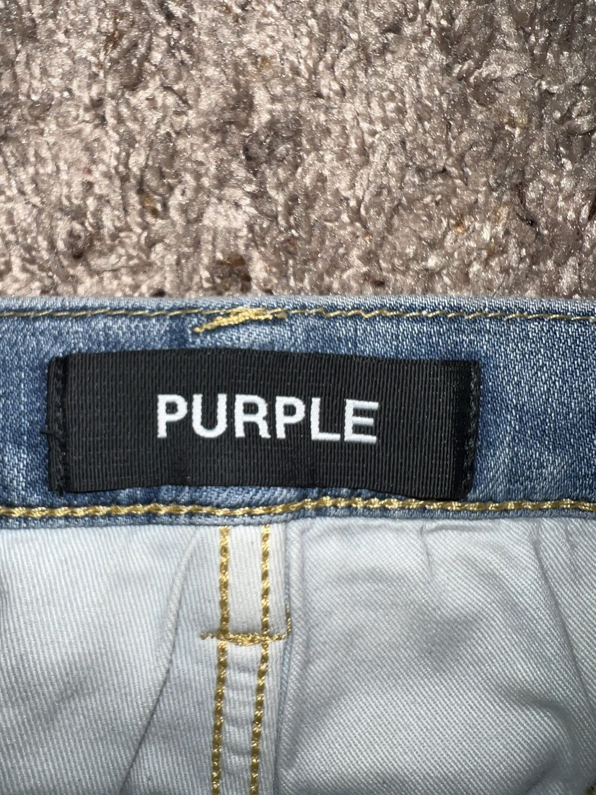 Purple Brand Purple Brand P001 Light Indigo Plain Vintage Size US 31 - 4 Thumbnail