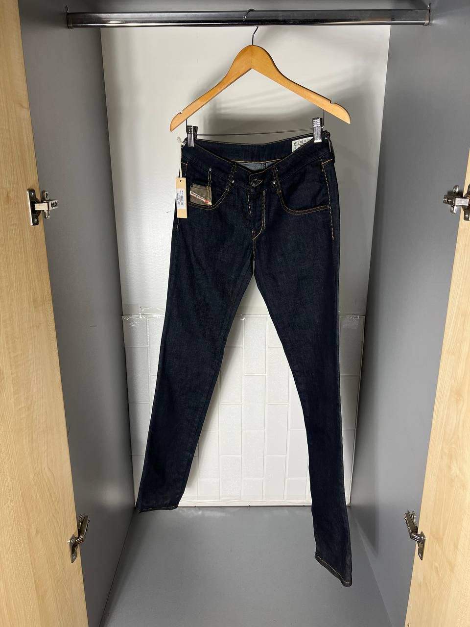 Diesel VINTAGE DIESEL INDUSTRY DENIM DIVISION DENIM SKINNY Y2K 90s Size 28" / US 6 / IT 42 - 3 Thumbnail