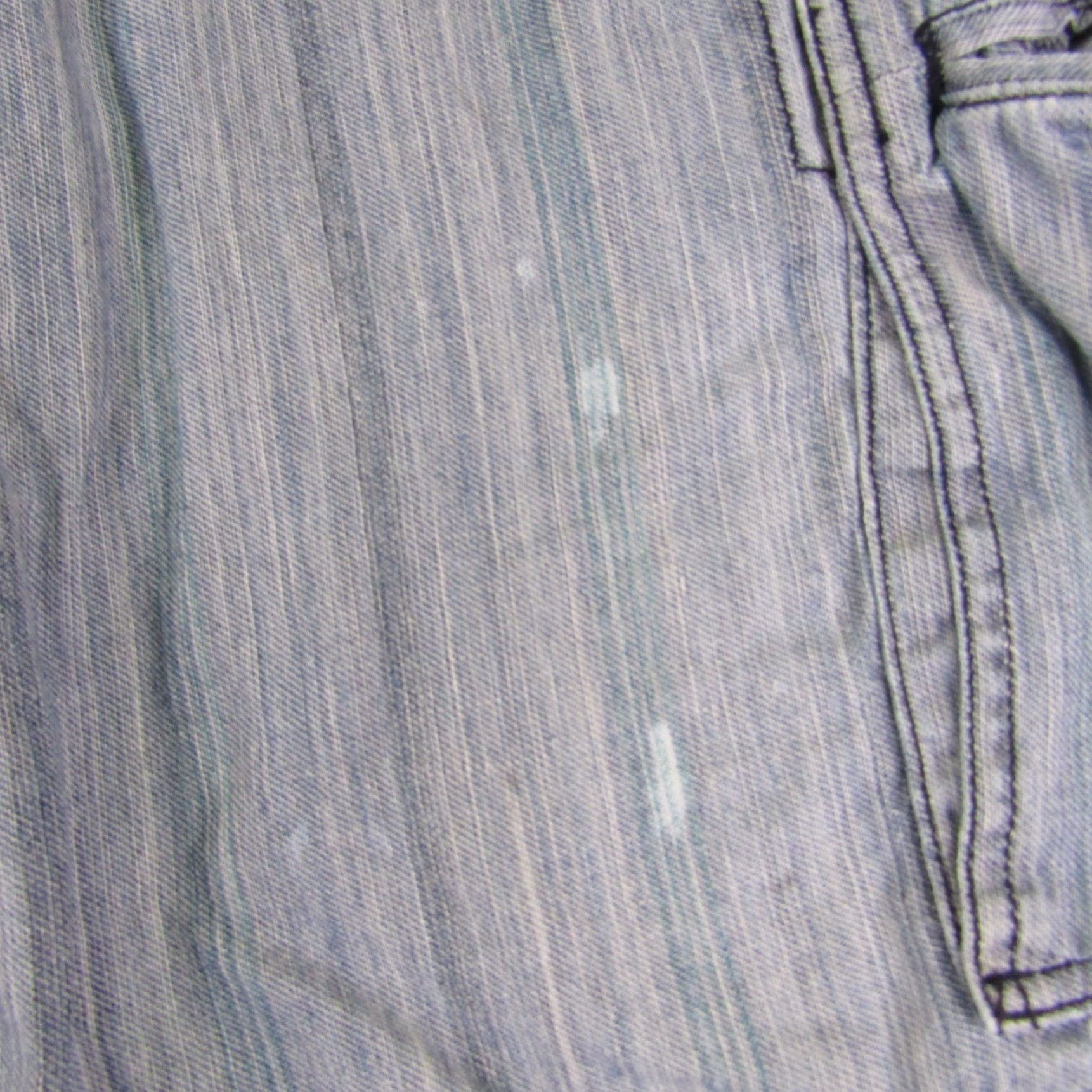 Levi's Levis Silvertab Shorts mens 36 Blue Stripes Twill Cargo Outdoors Workwear Size US 35 - 2 Thumbnail