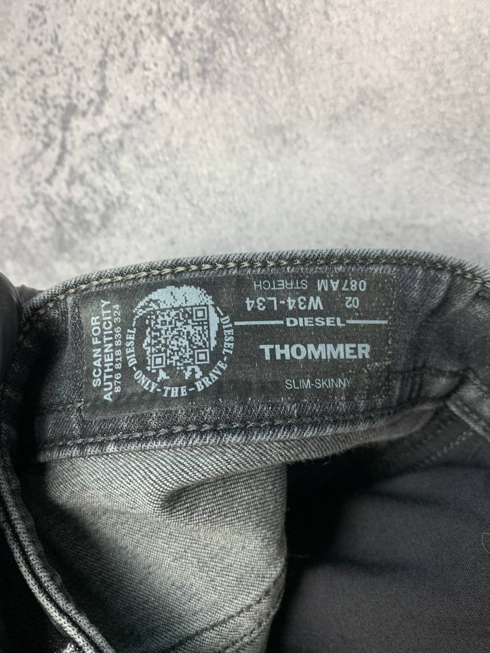 Diesel Diesel THOMMER Slim Skinny 34x34 Denim Pants Jeans Size US 34 / EU 50 - 12 Thumbnail