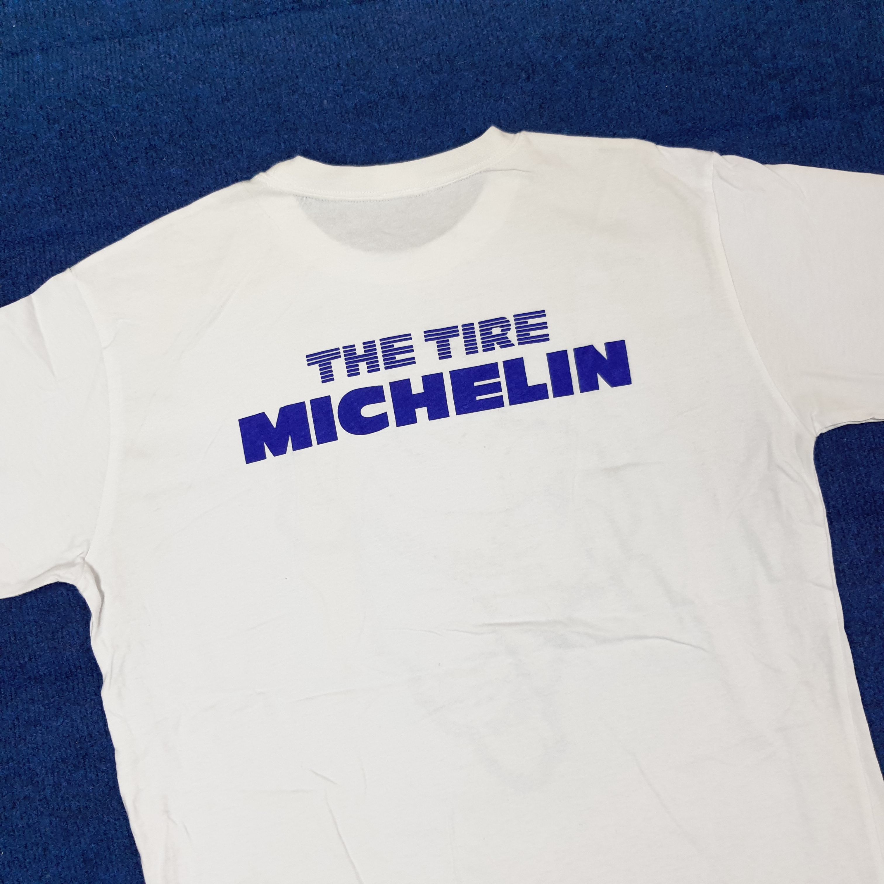 Vintage Vintage The Tire Michelin Motorsports Tshirt C259N6 Size US L / EU 52-54 / 3 - 4 Thumbnail