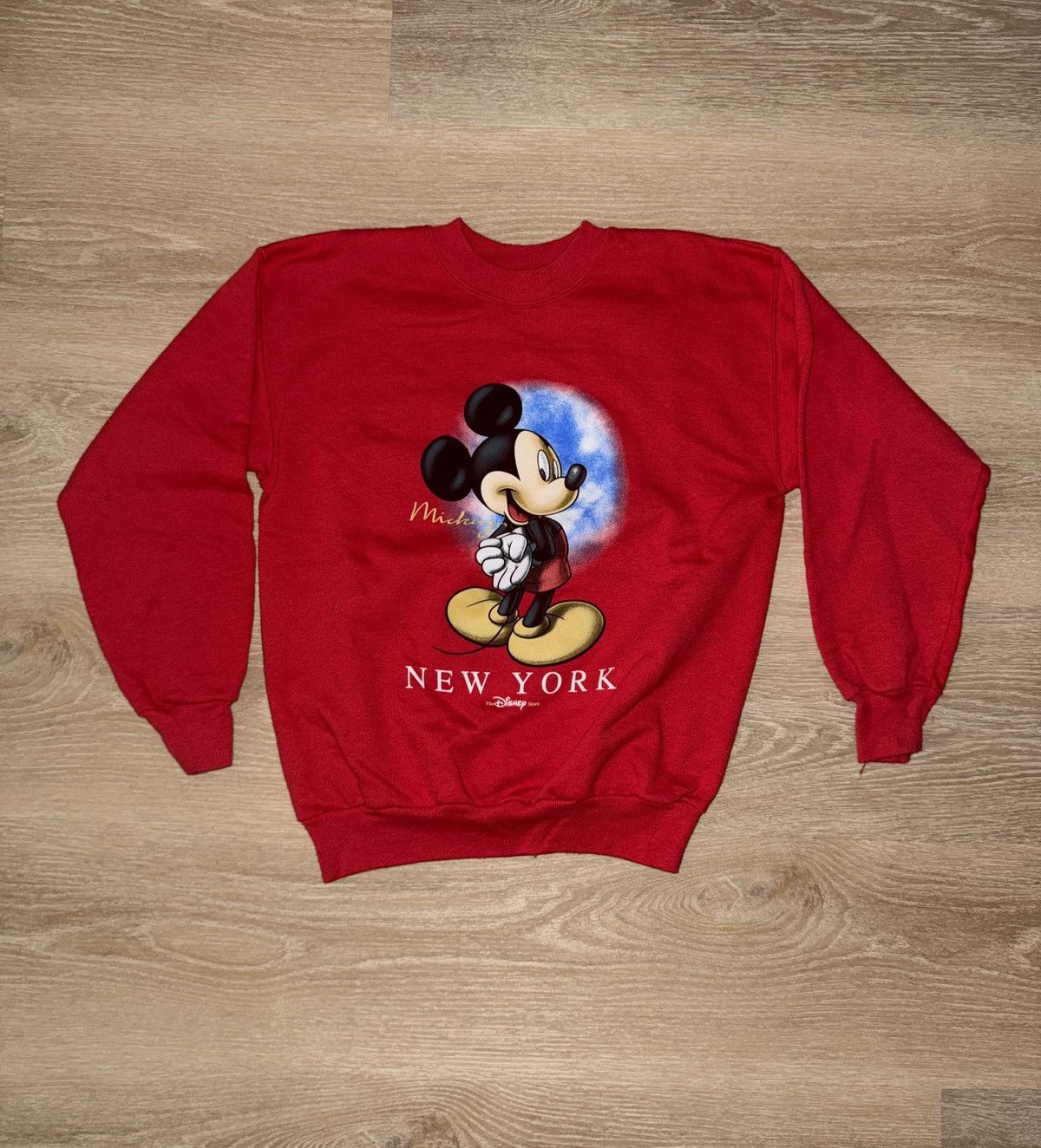 Disney Vintage Mickey Mouse New York City Disney Sweatshirt Size US S / EU 44-46 / 1 - 1 Thumbnail
