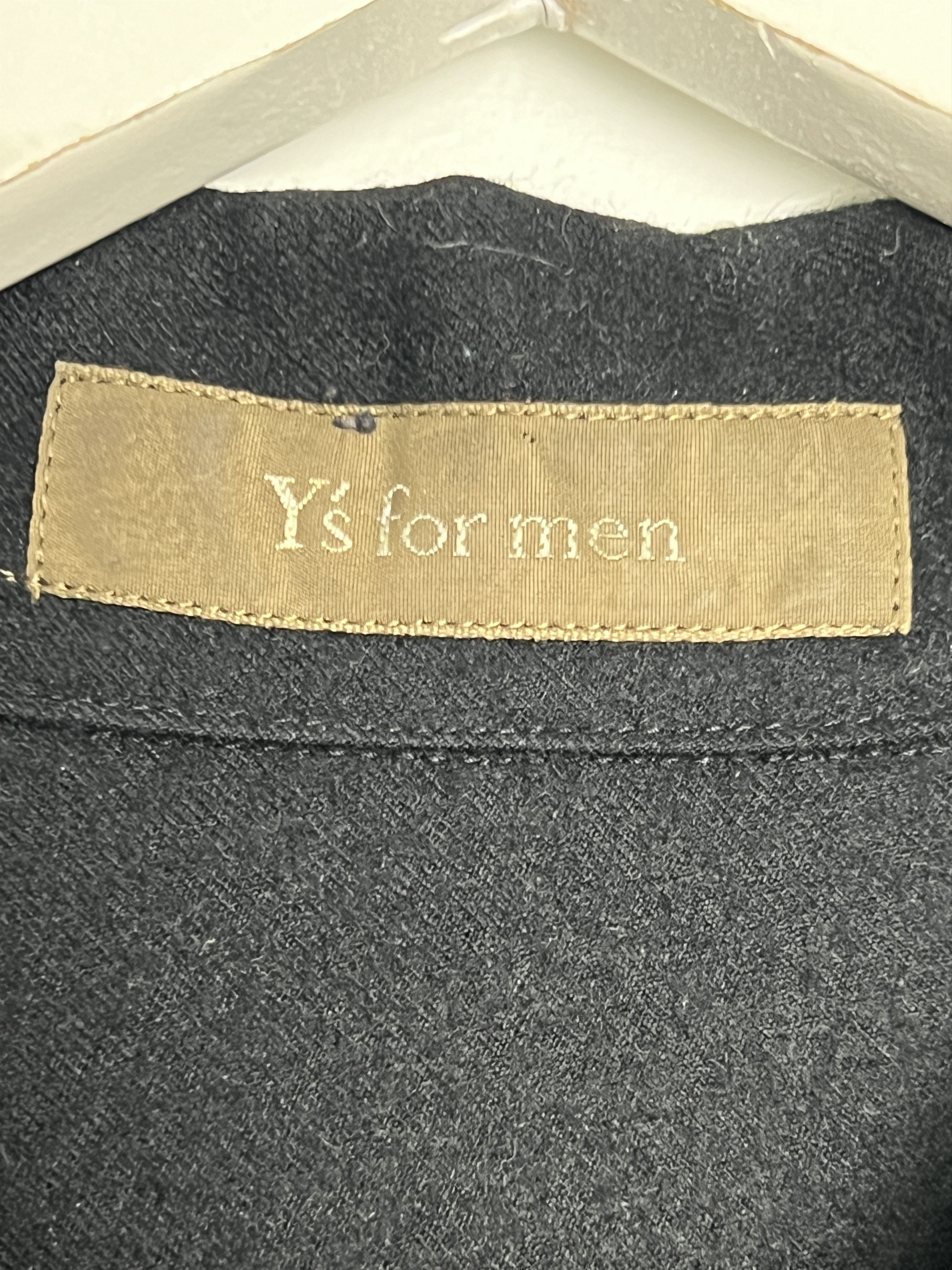 Y's for Men × Yohji Yamamoto Wool Zipped-up Fastening Shirt Jacket Size US M / EU 48-50 / 2 - 4 Thumbnail