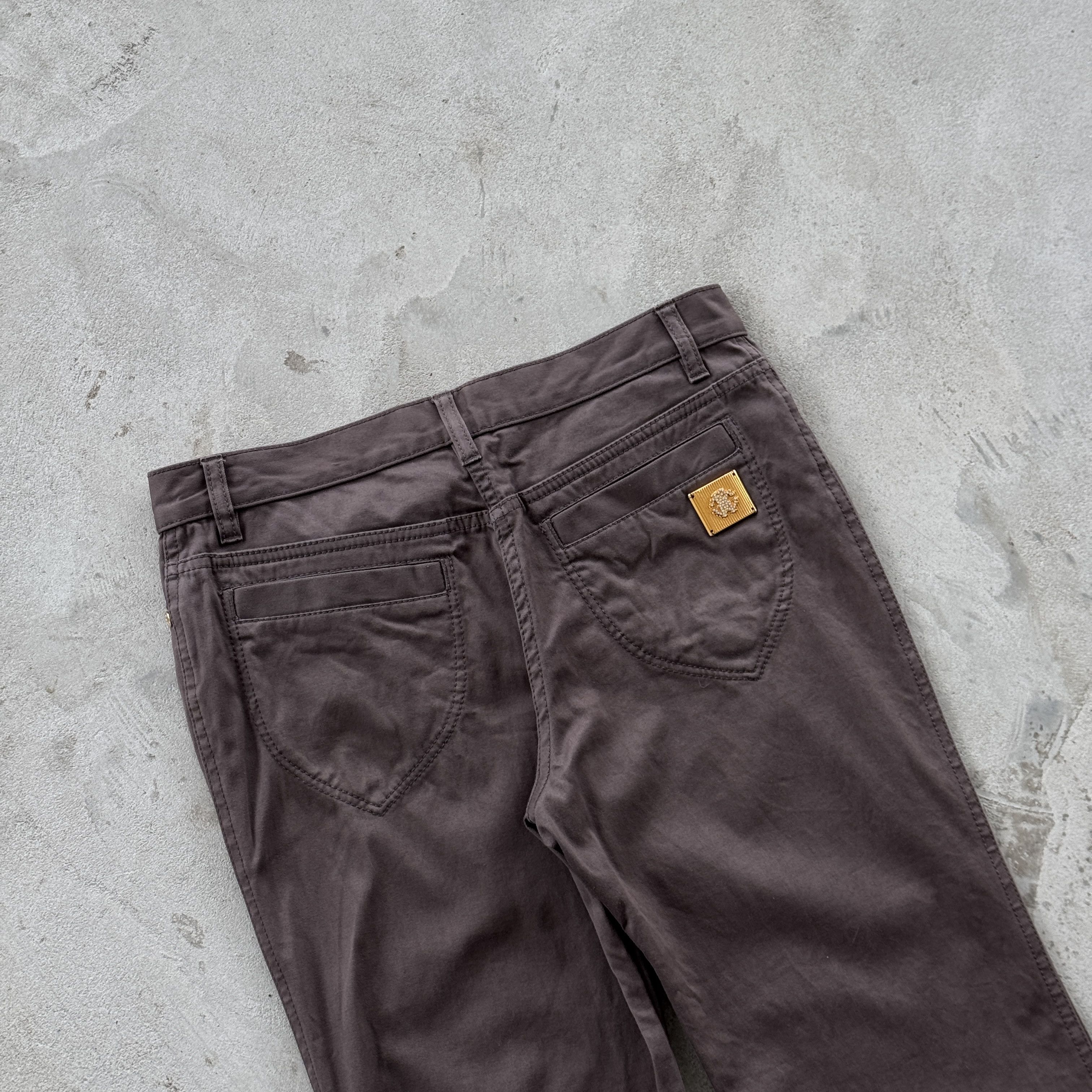 Roberto Cavalli Roberto Cavalli Pants Trousers Made In Italy Gold Logo Size 42" / US 20 - 3 Thumbnail