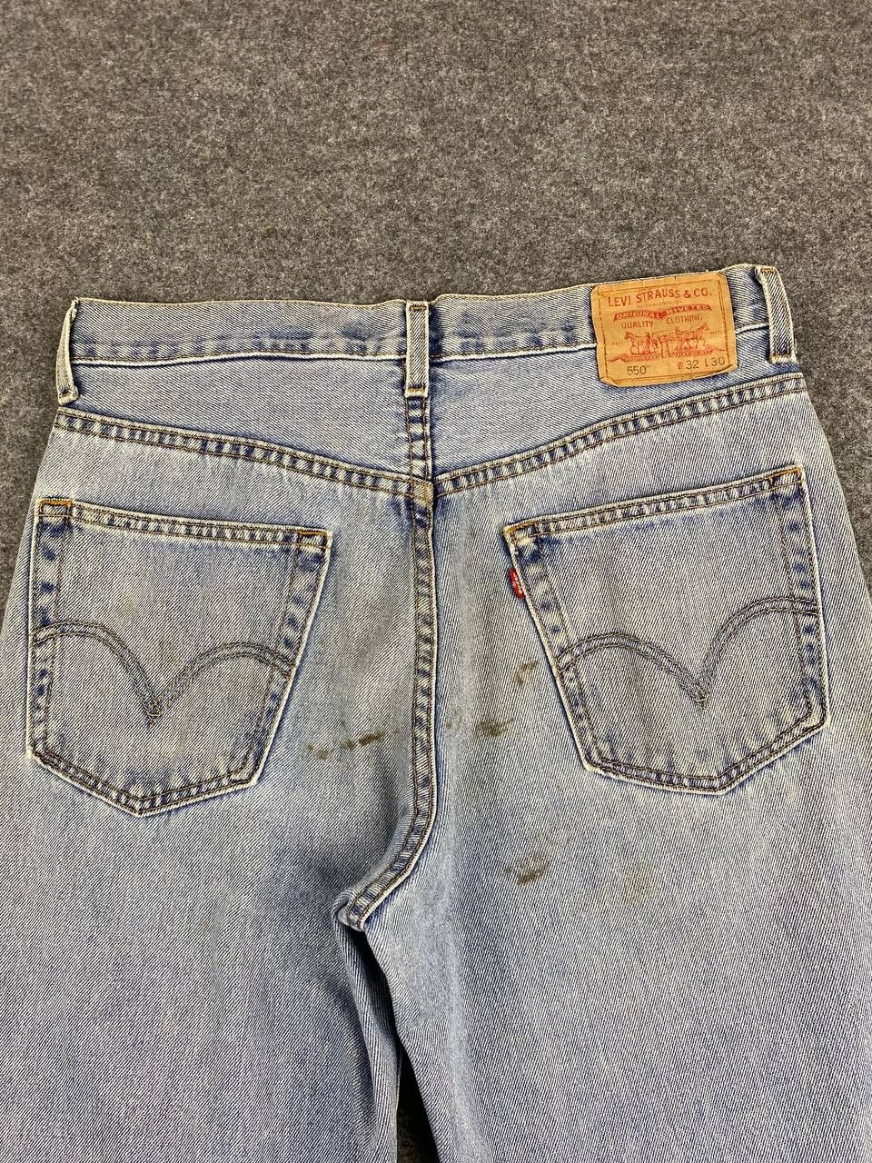 Levi's vintage levis 550 relaxed fit denim nice design Size US 34 / EU 50 - 3 Thumbnail