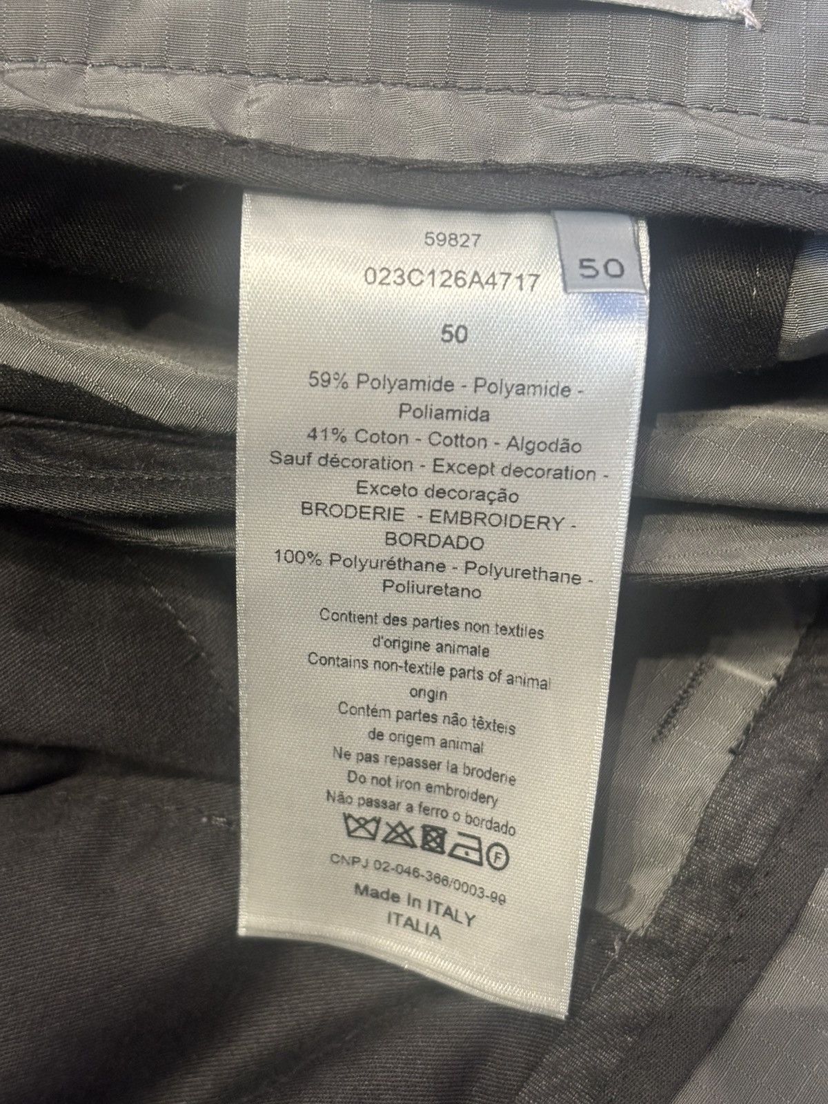 Dior CHRISTIAN DIOR NYLON CARGO PANTS SIZE 50 Size US 36 / EU 52 - 12 Thumbnail