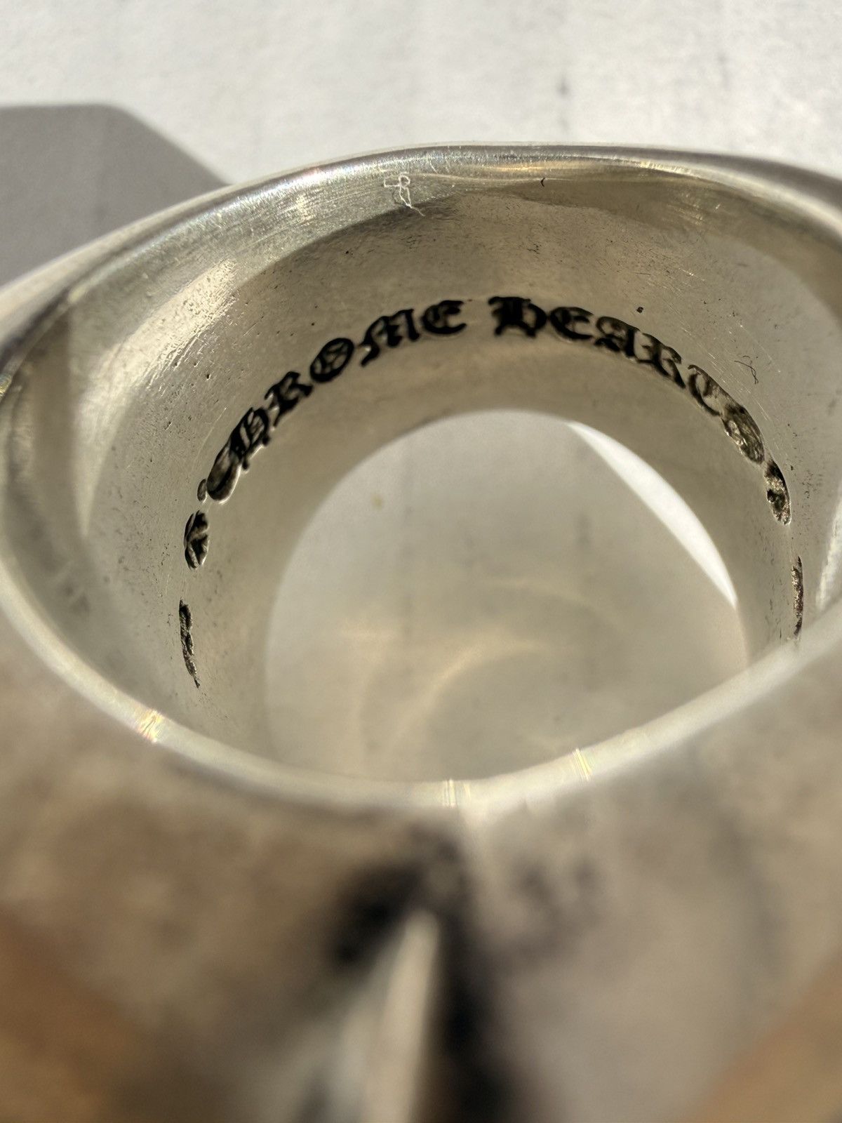 Chrome Hearts Chrome Hearts James Ring Pyramid 71g Heavyweight .925 Silver Size ONE SIZE - 13 Thumbnail