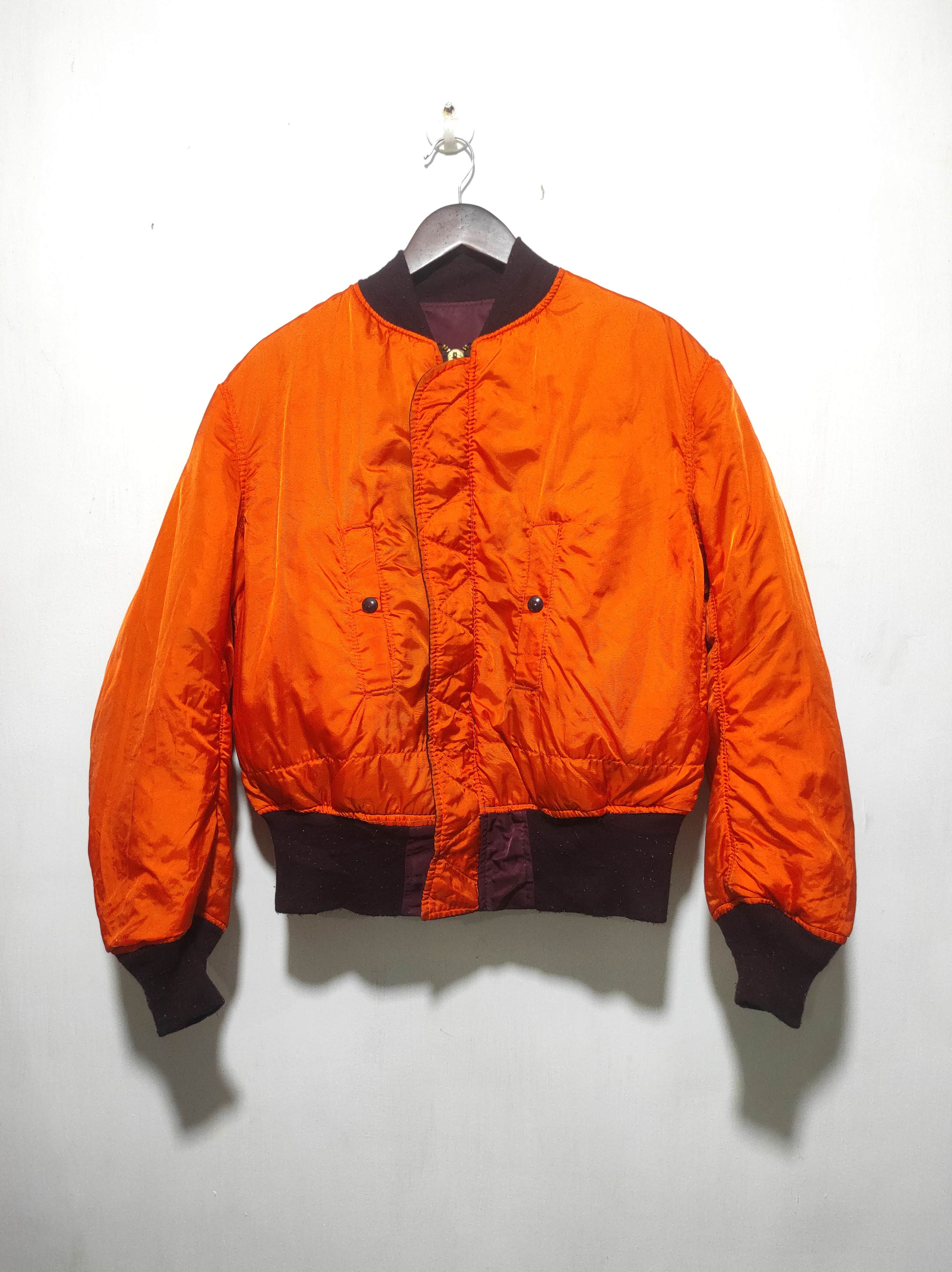Alpha Industries Vintage Alpha Industries Riversible MA-1 Bomber Jacket Size US M / EU 48-50 / 2 - 15 Thumbnail