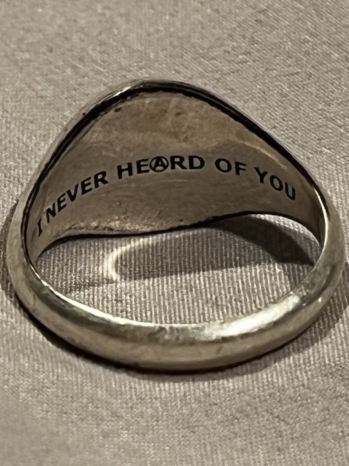 ineverheardofyou Ineverheardofyou fuck you Ring fuck the fuck off Size ONE SIZE - 14 Thumbnail