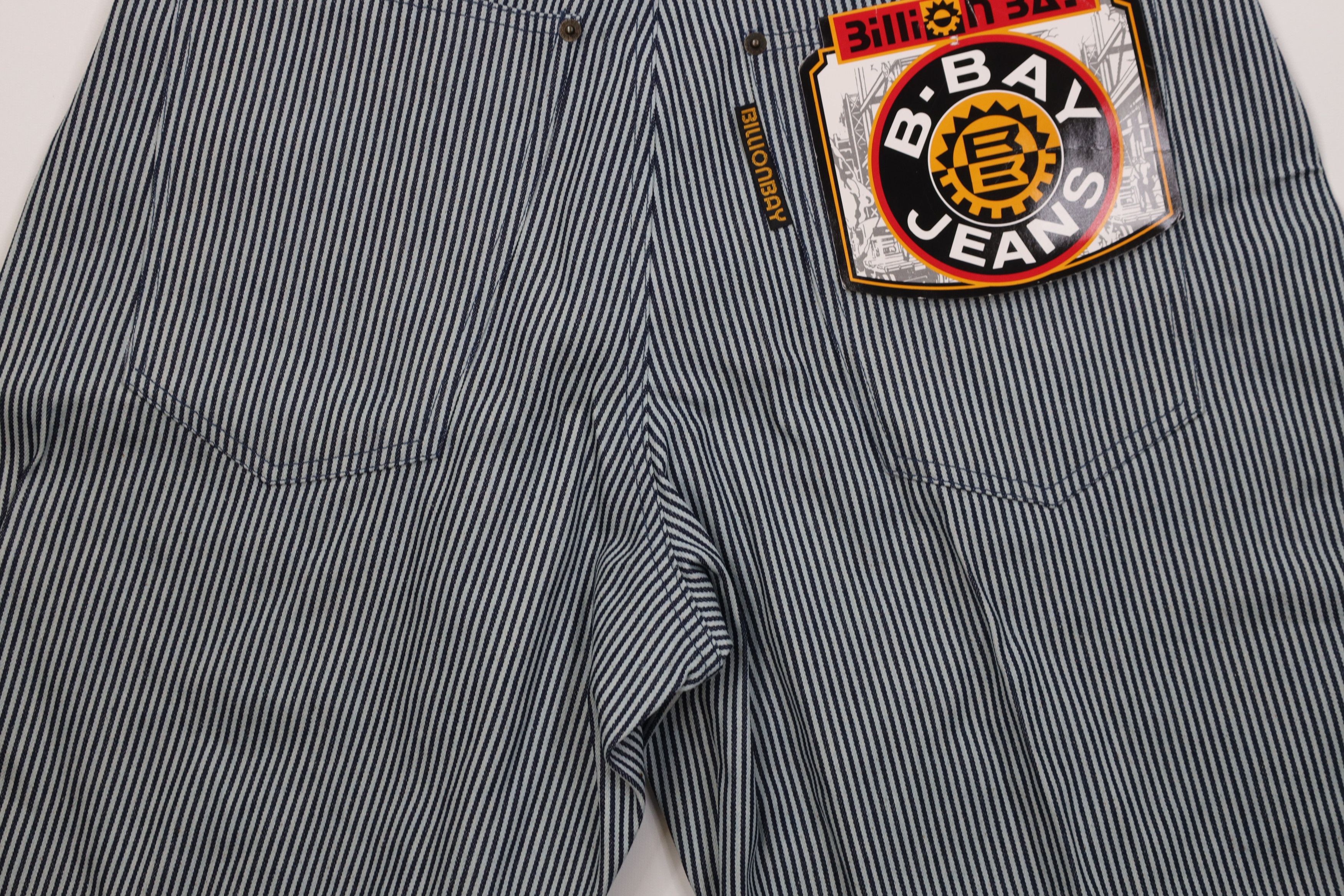 Vintage Deadstock Vintage 90s Streetwear Hickory Striped Jean Shorts Size US 32 / EU 48 - 10 Thumbnail